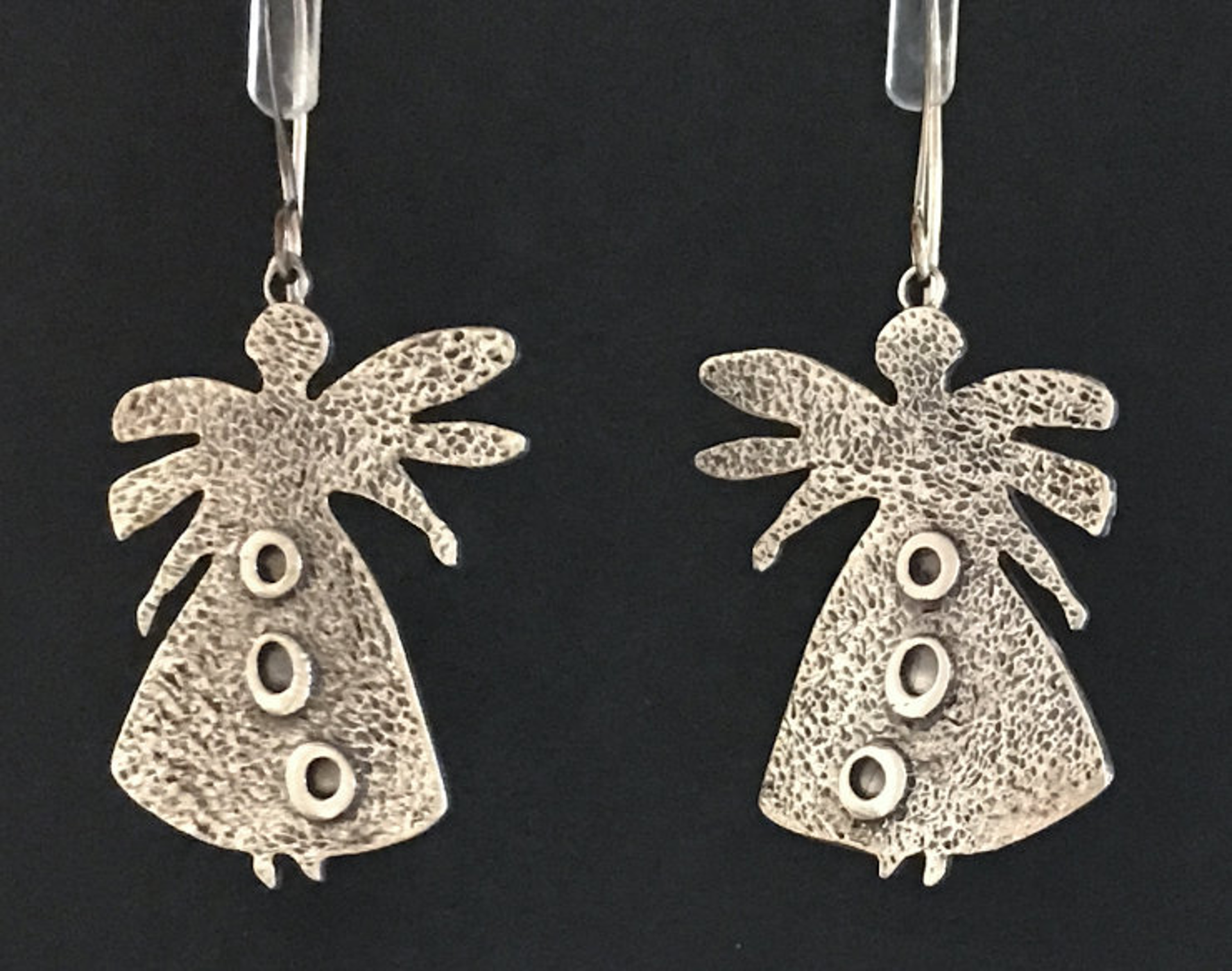 Pollinator Earrings dangle by Melanie A. Yazzie