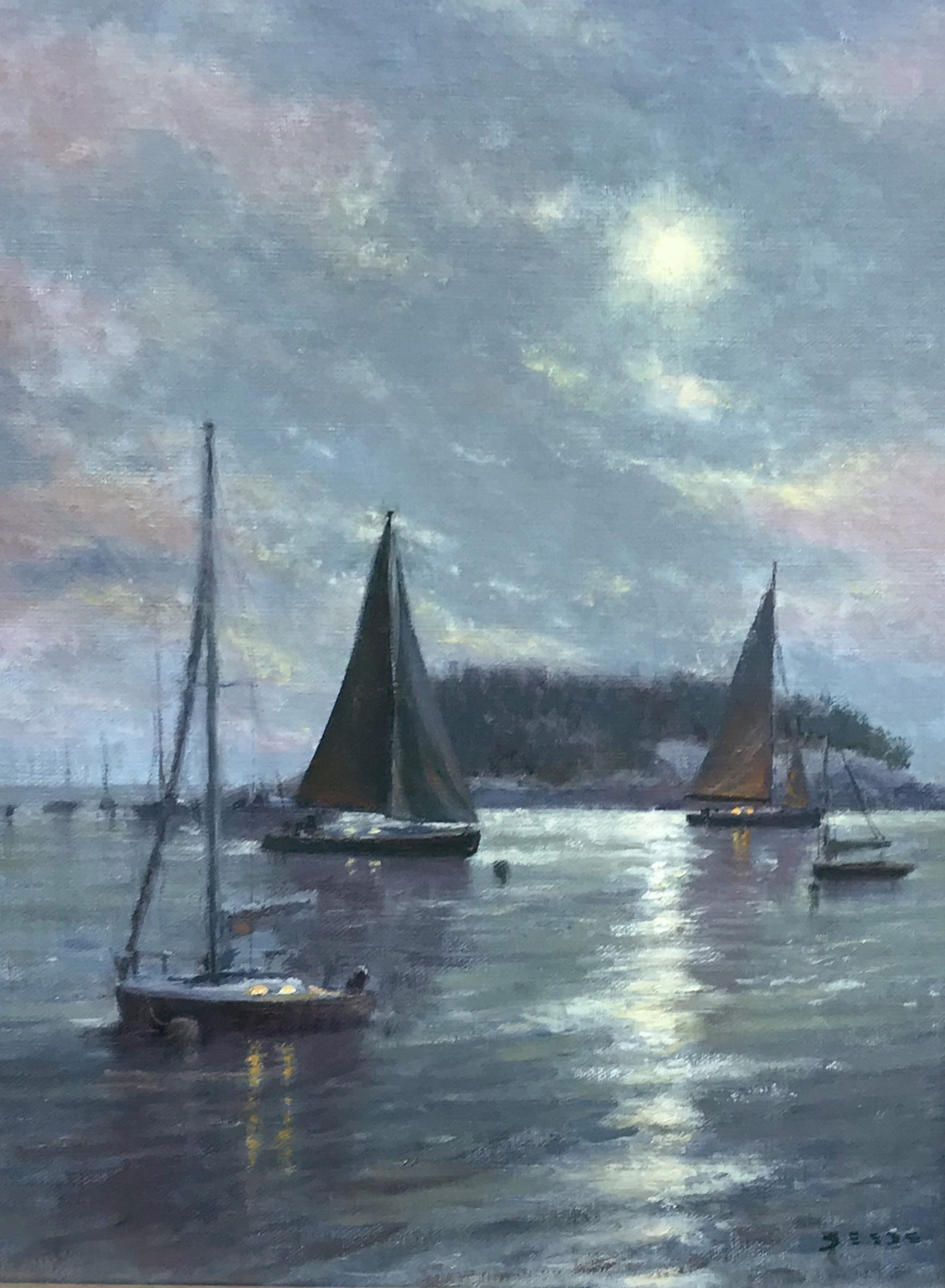 Moonlight Sail by Paul Beebe
