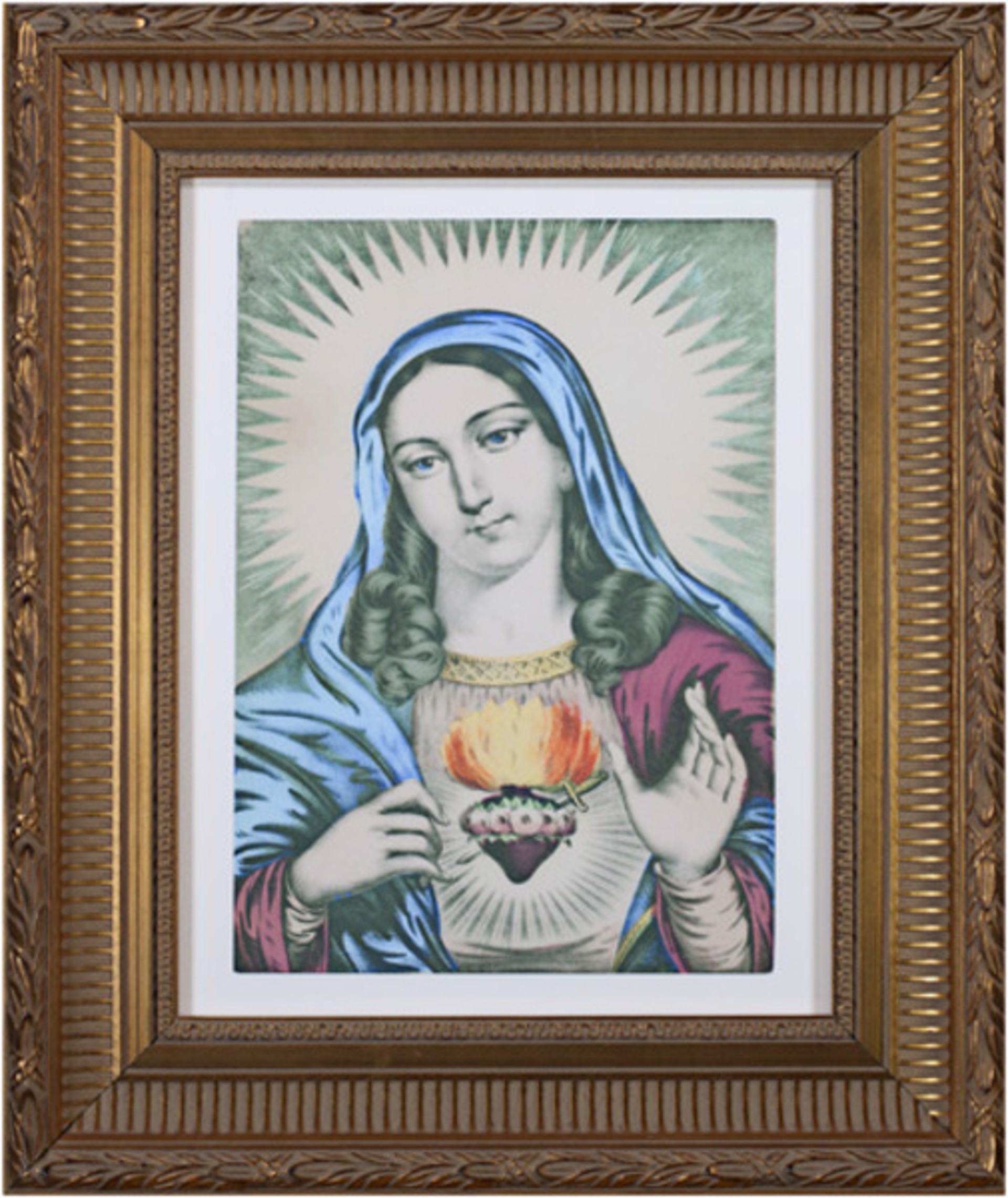 Sacred Heart of Mary by Currier & Ives