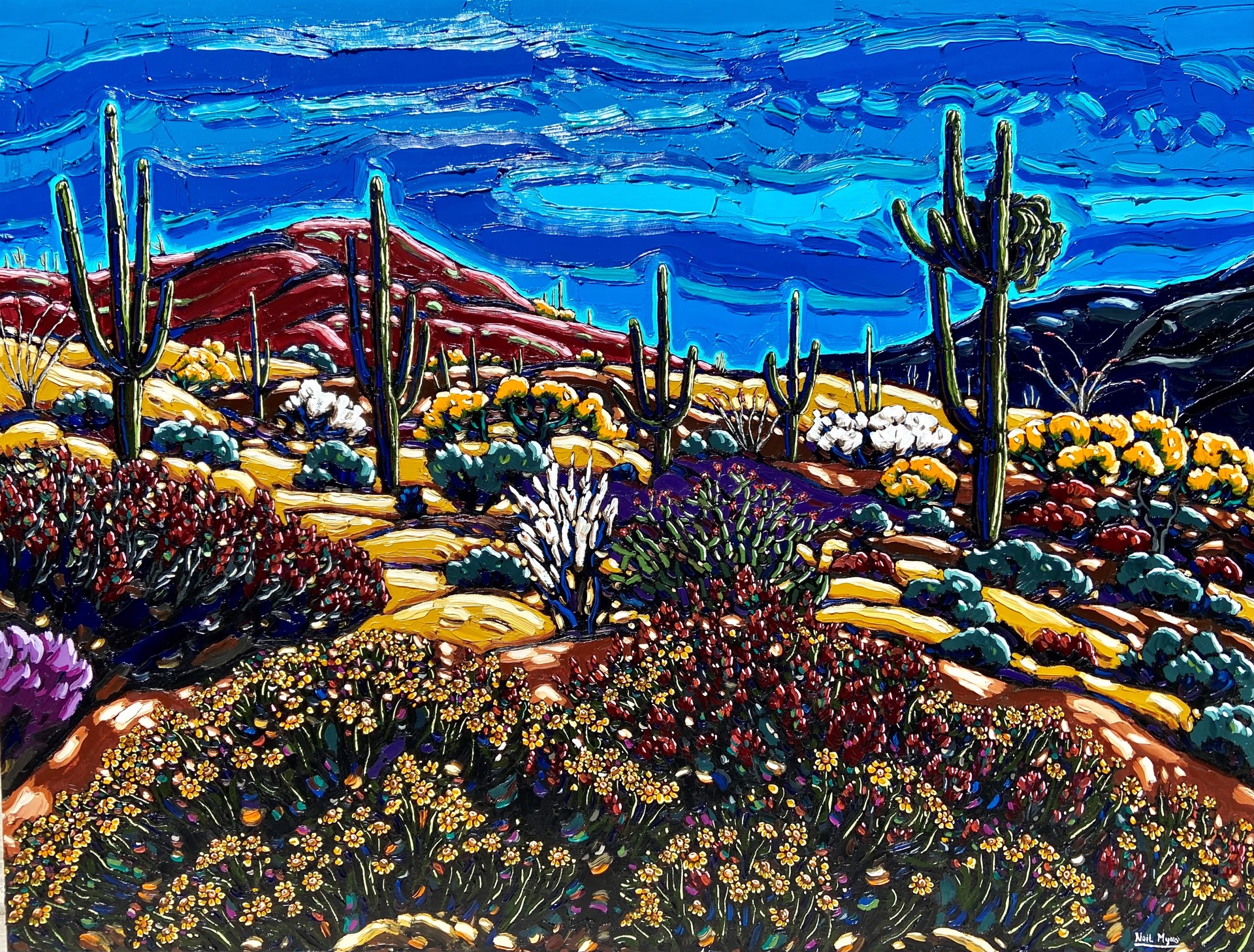 The Flowering Desert by Neil Myers