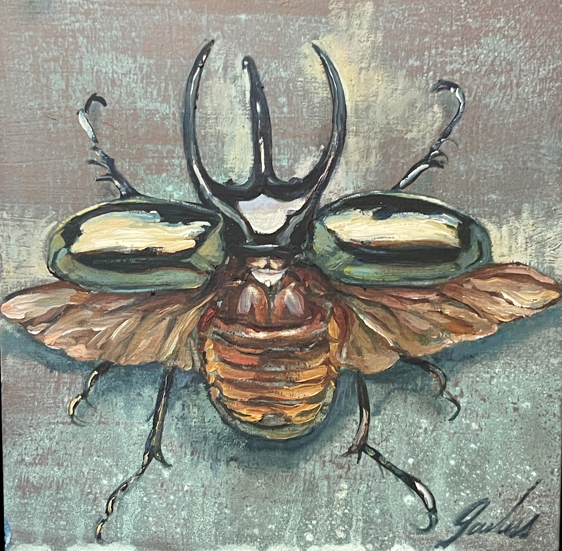 Flying Stag Beetle by Carrie Jadus