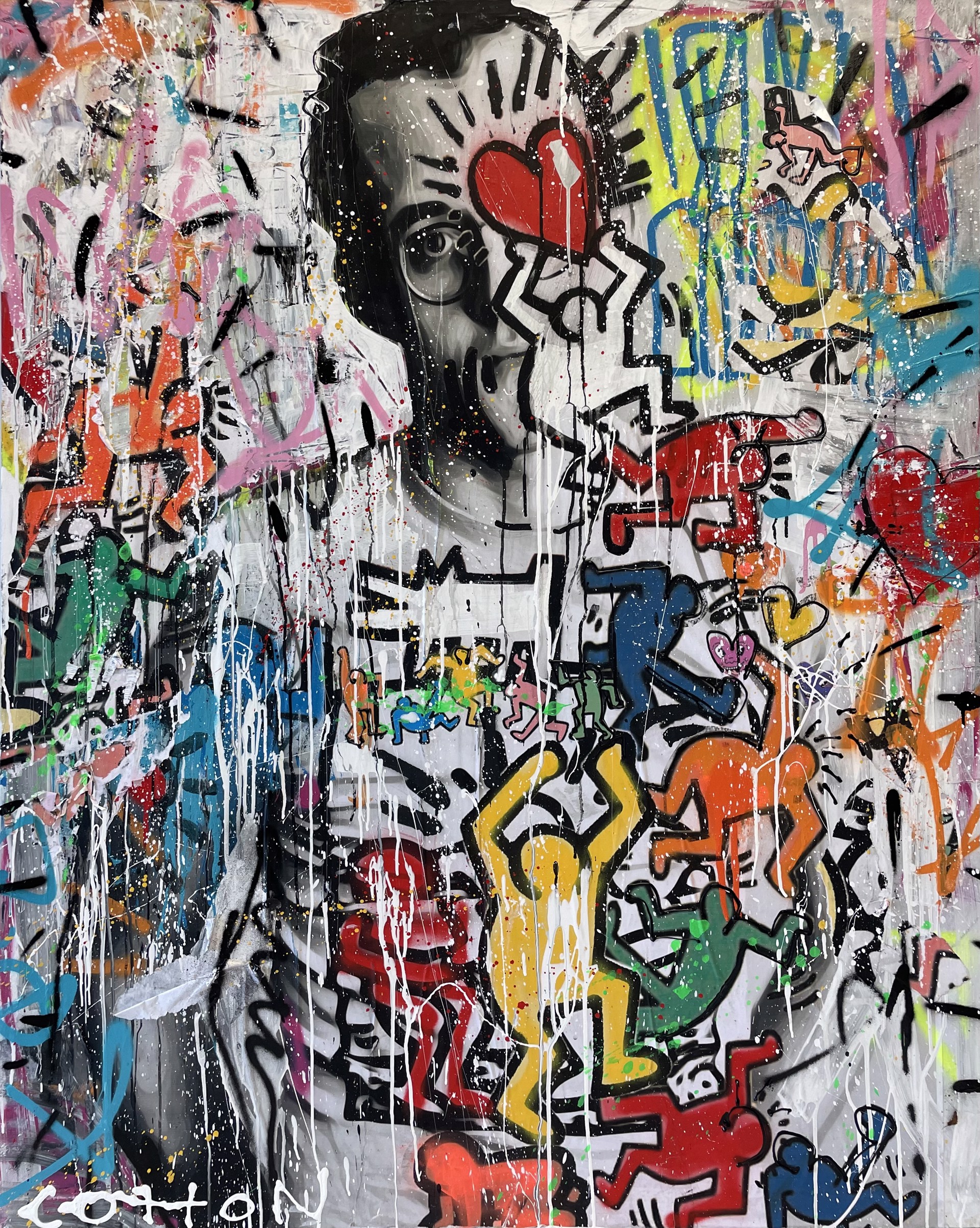 Keith Haring (Crack Is Whack II) by Andrew Cotton
