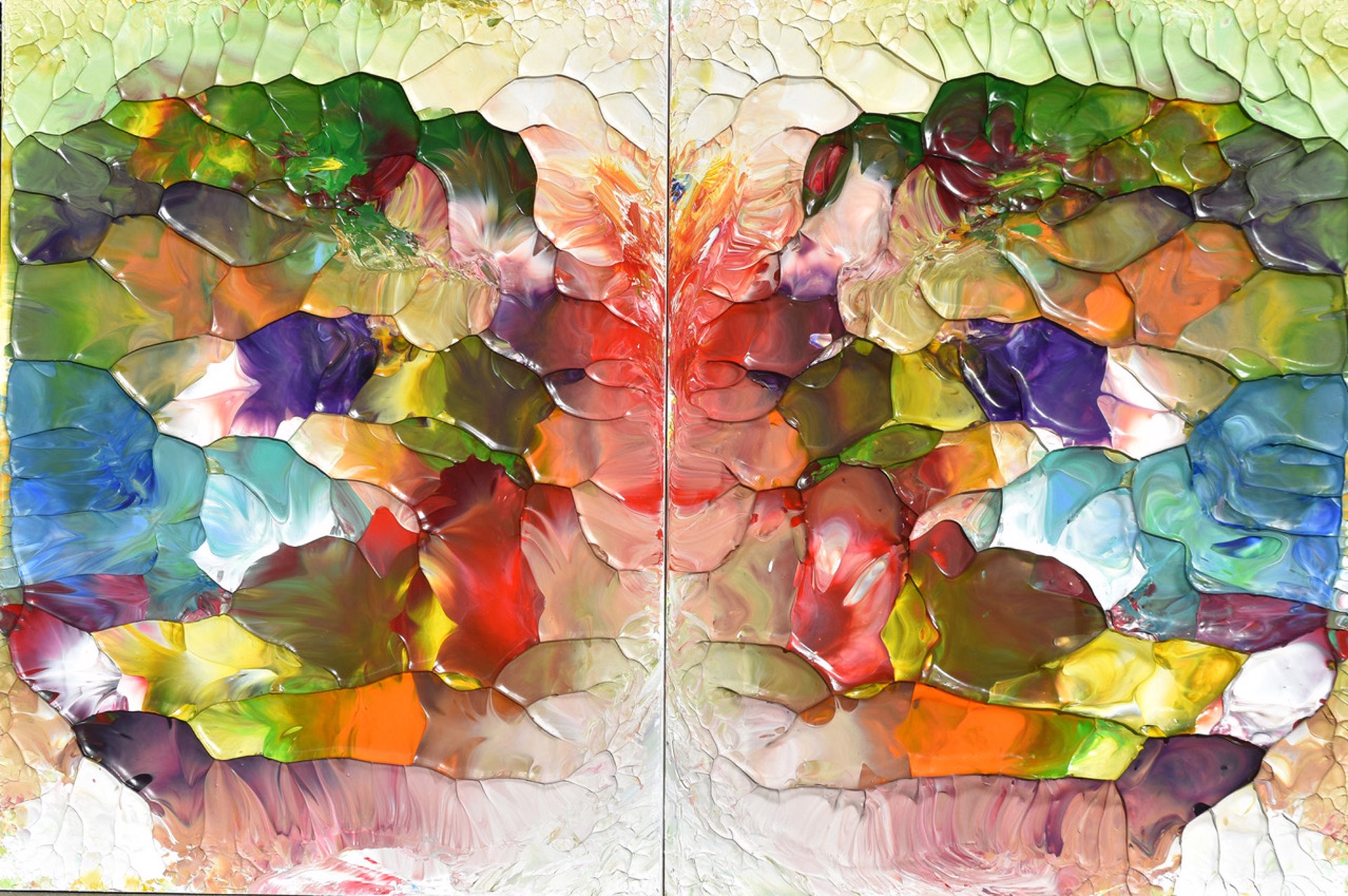 Our Garden, Our Lives Diptych - Transformational Series by James C. LEONARD
