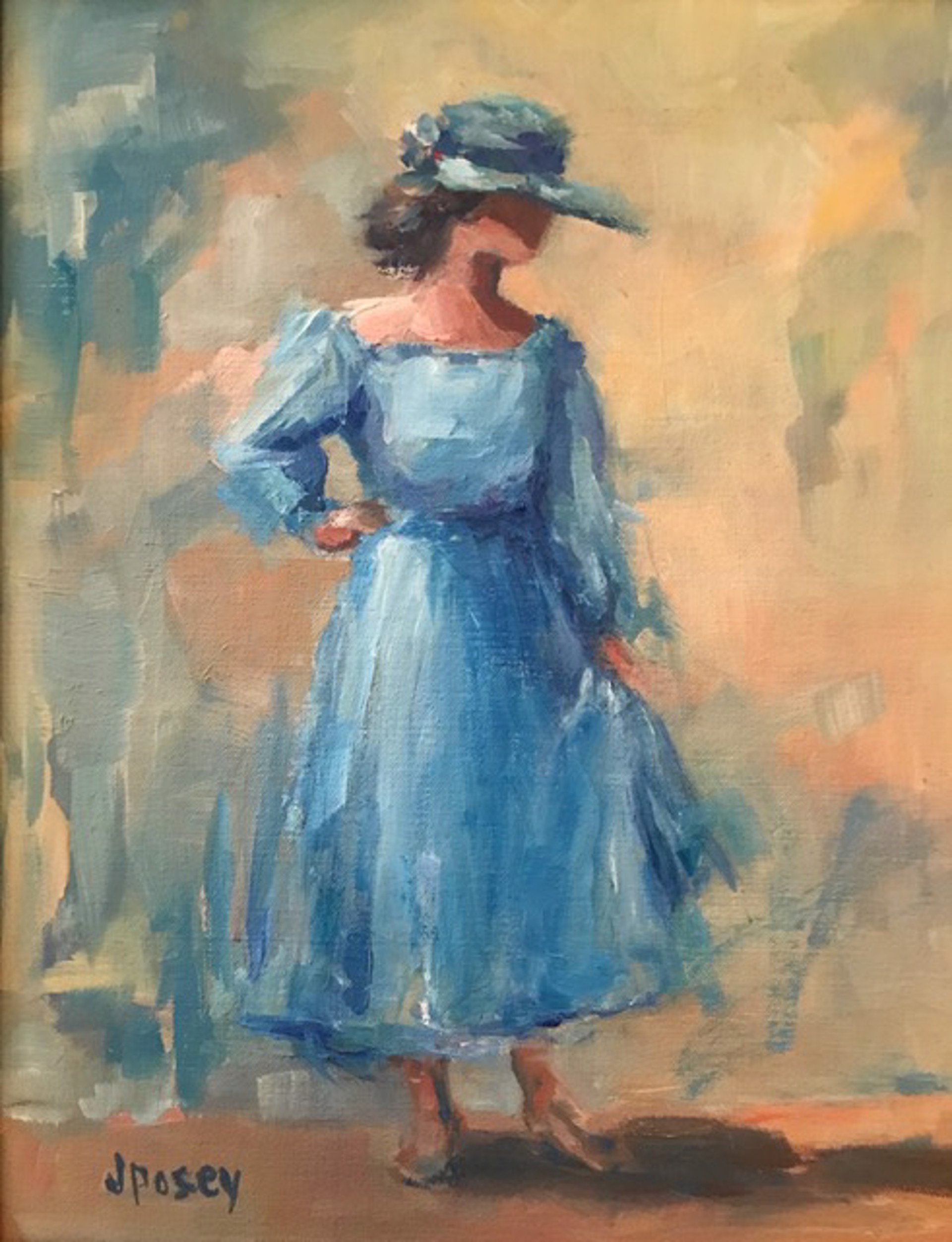 Ladie in Blue by Jeany Posey