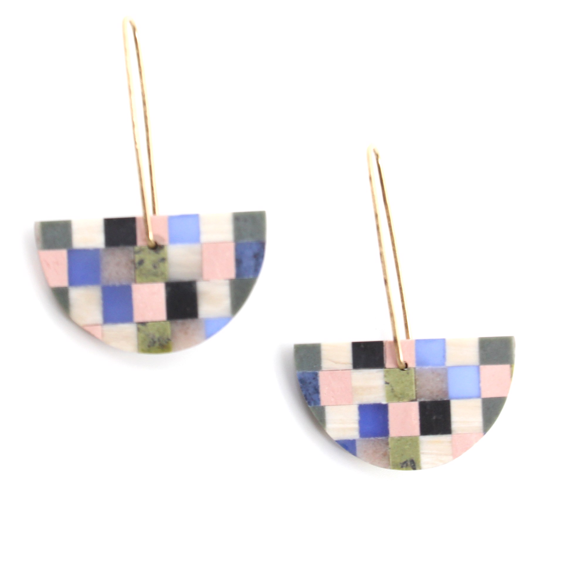 Multi-Stone Earrings by Alison Jean Cole
