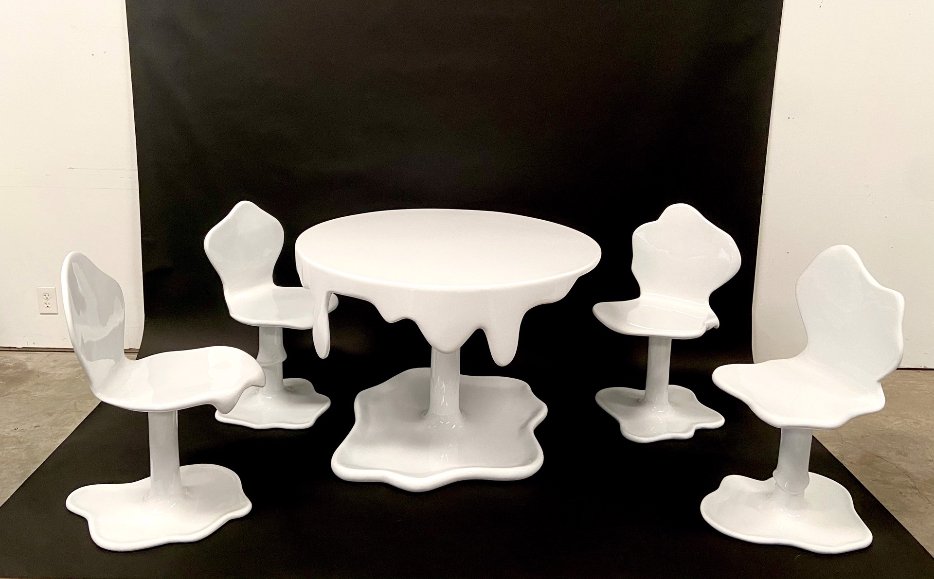 Custom table and chairs by Tara Conley