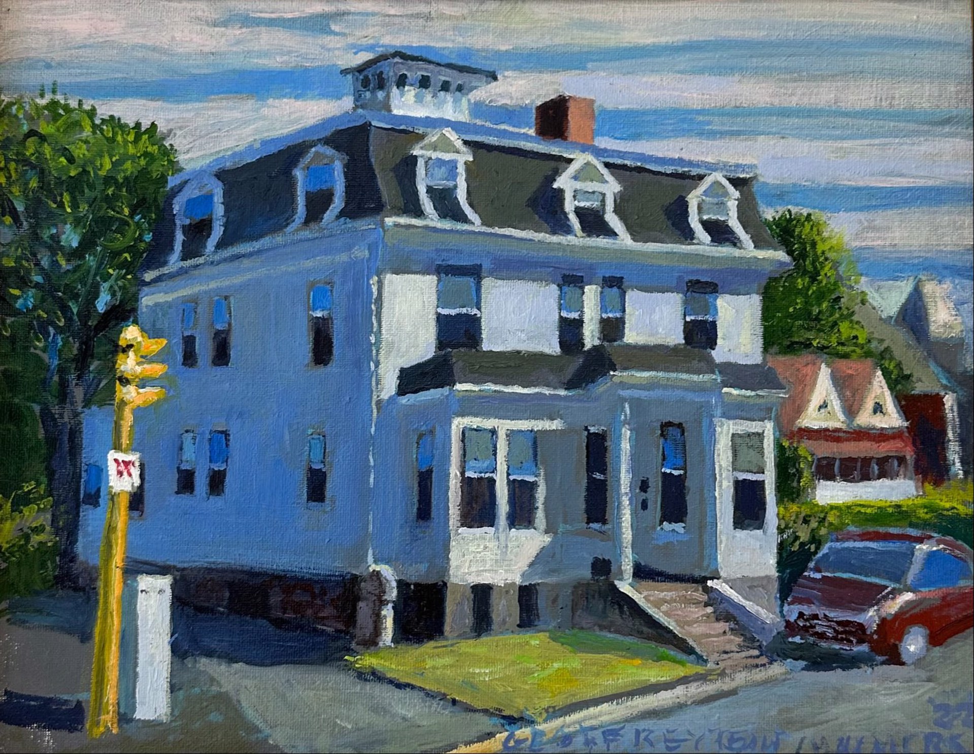 Morning on Pleasant Street by Geoffrey Teale Chalmers