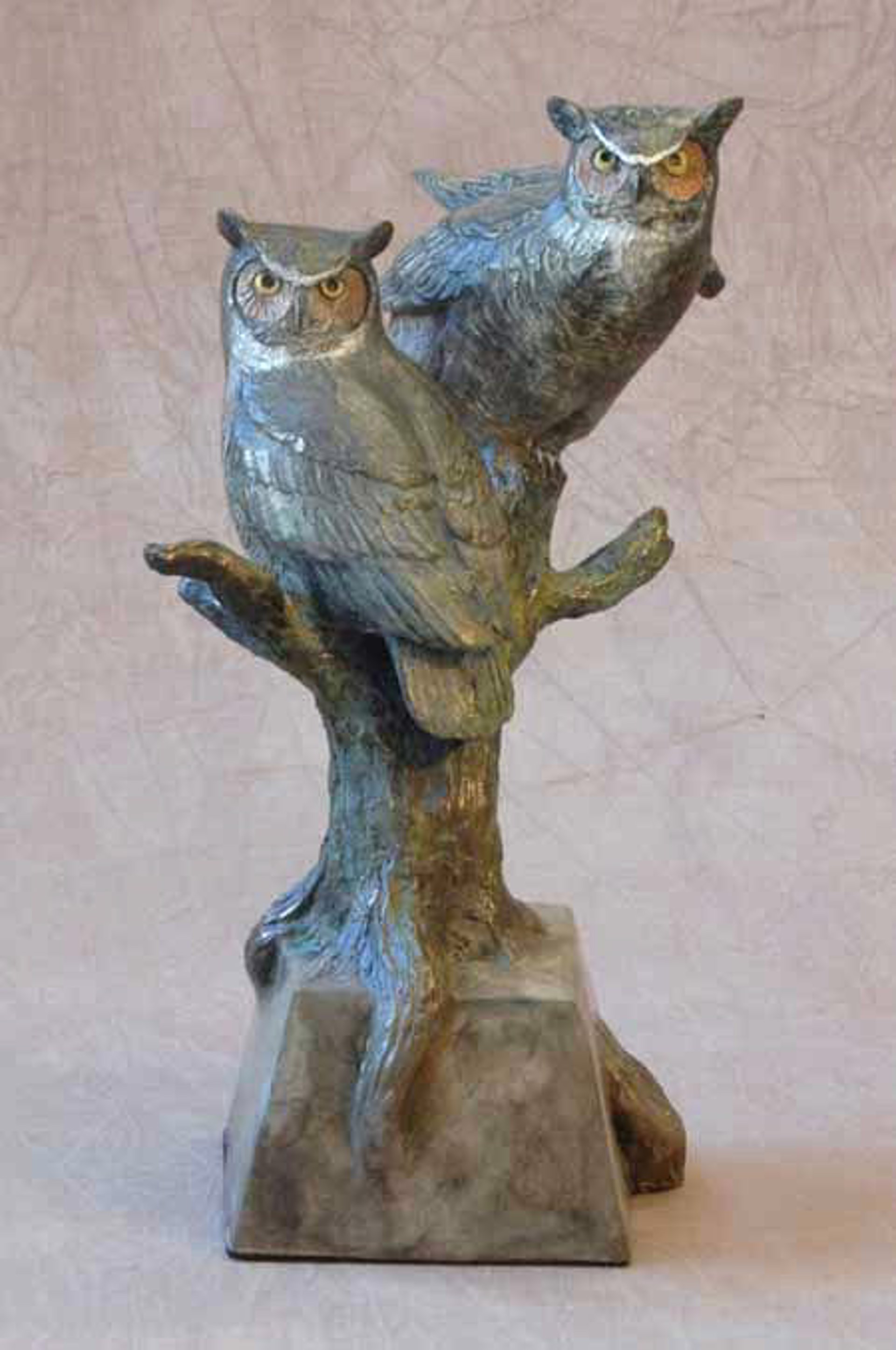 Horned Owls II by Jim Eppler