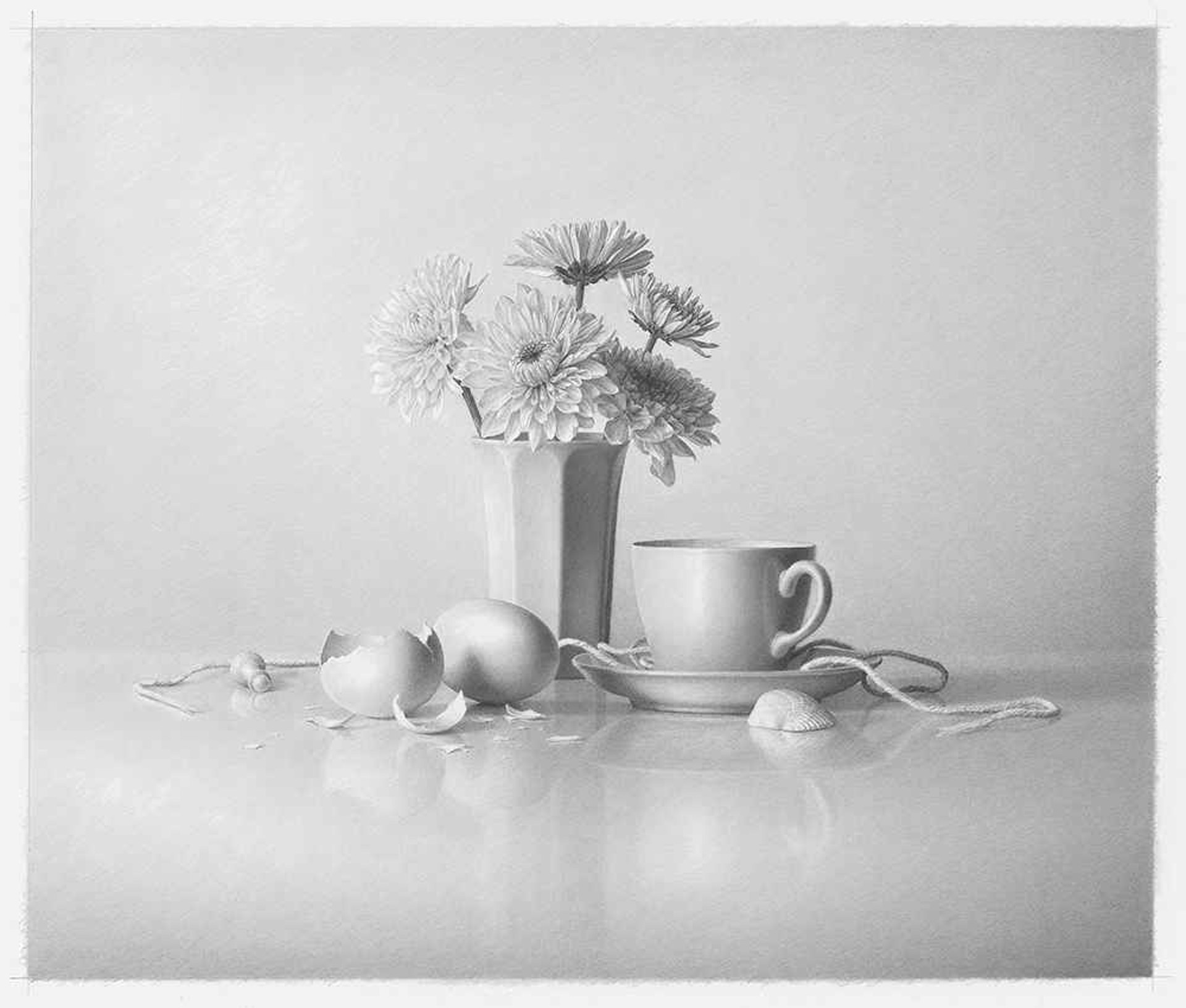 Small White Still Life #2 by Skip Steinworth
