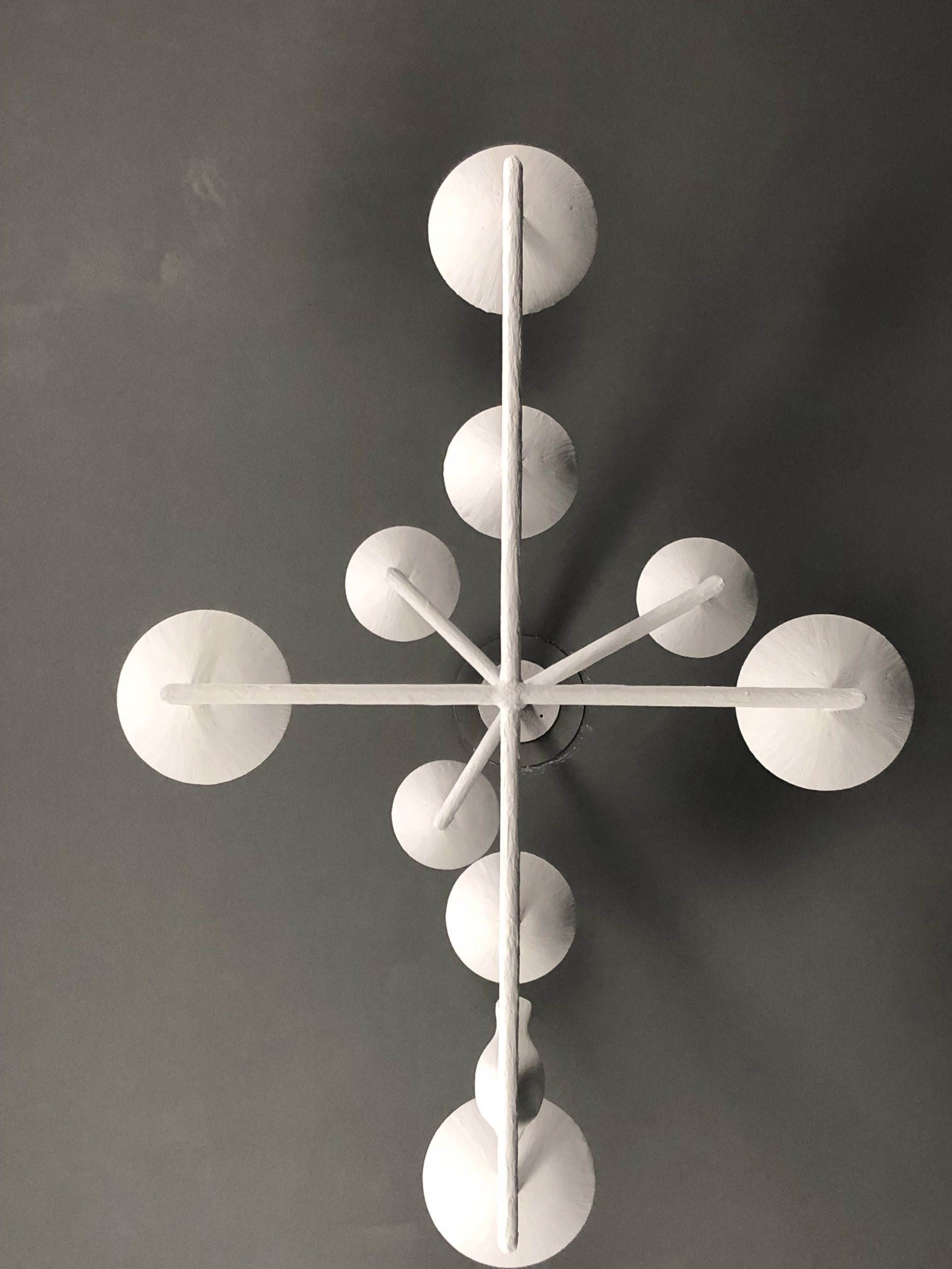 9-Cup Chandelier by Lance Taylor