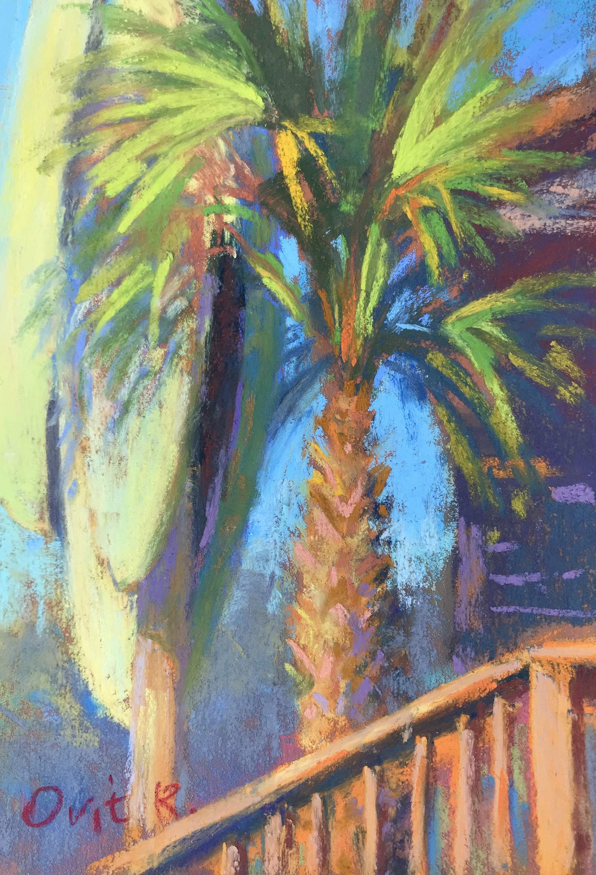 Island Palm - SOLD by Orit Reuben