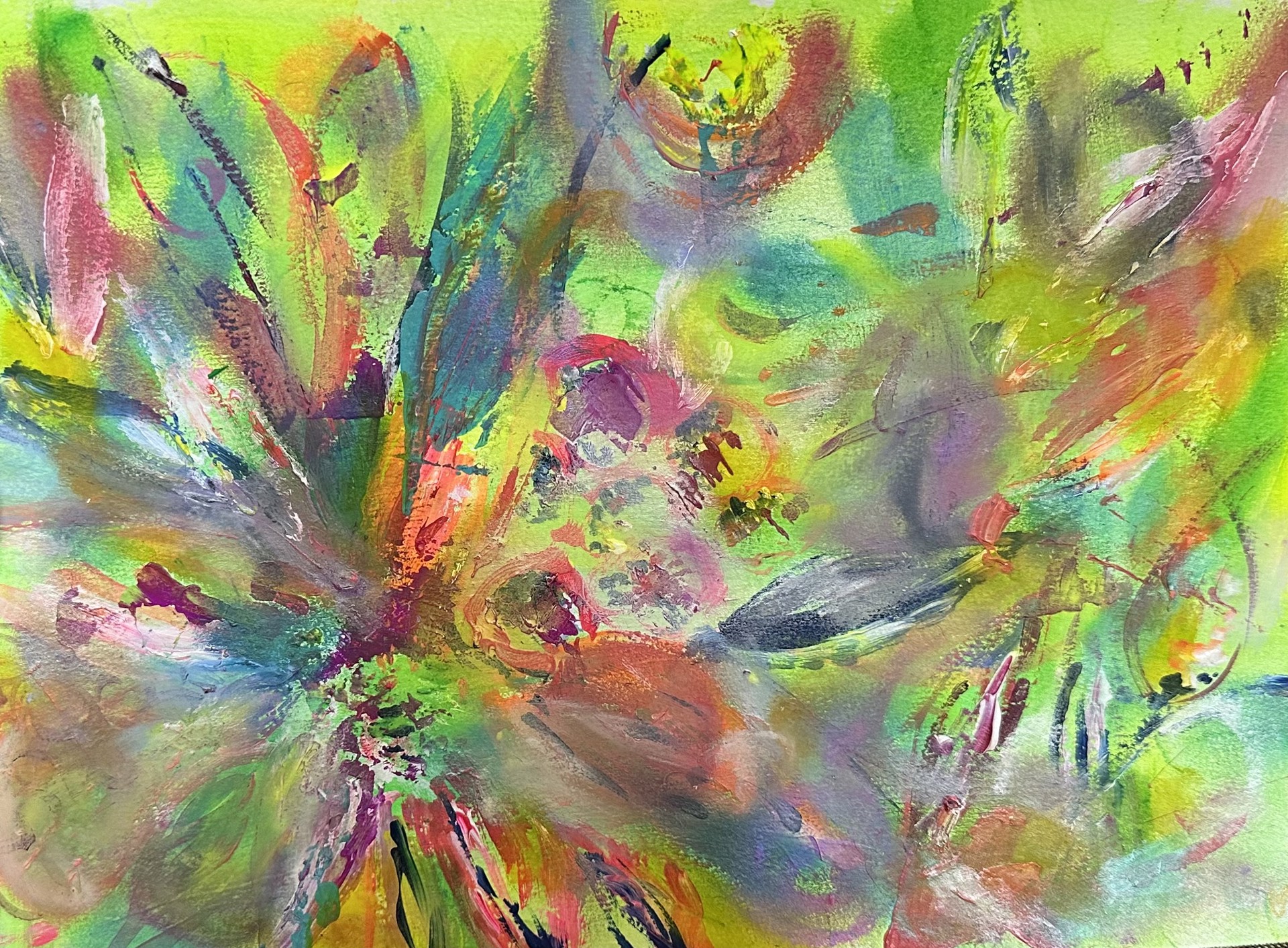 Floral Explosion, by Jess Renard by Visiting Artists