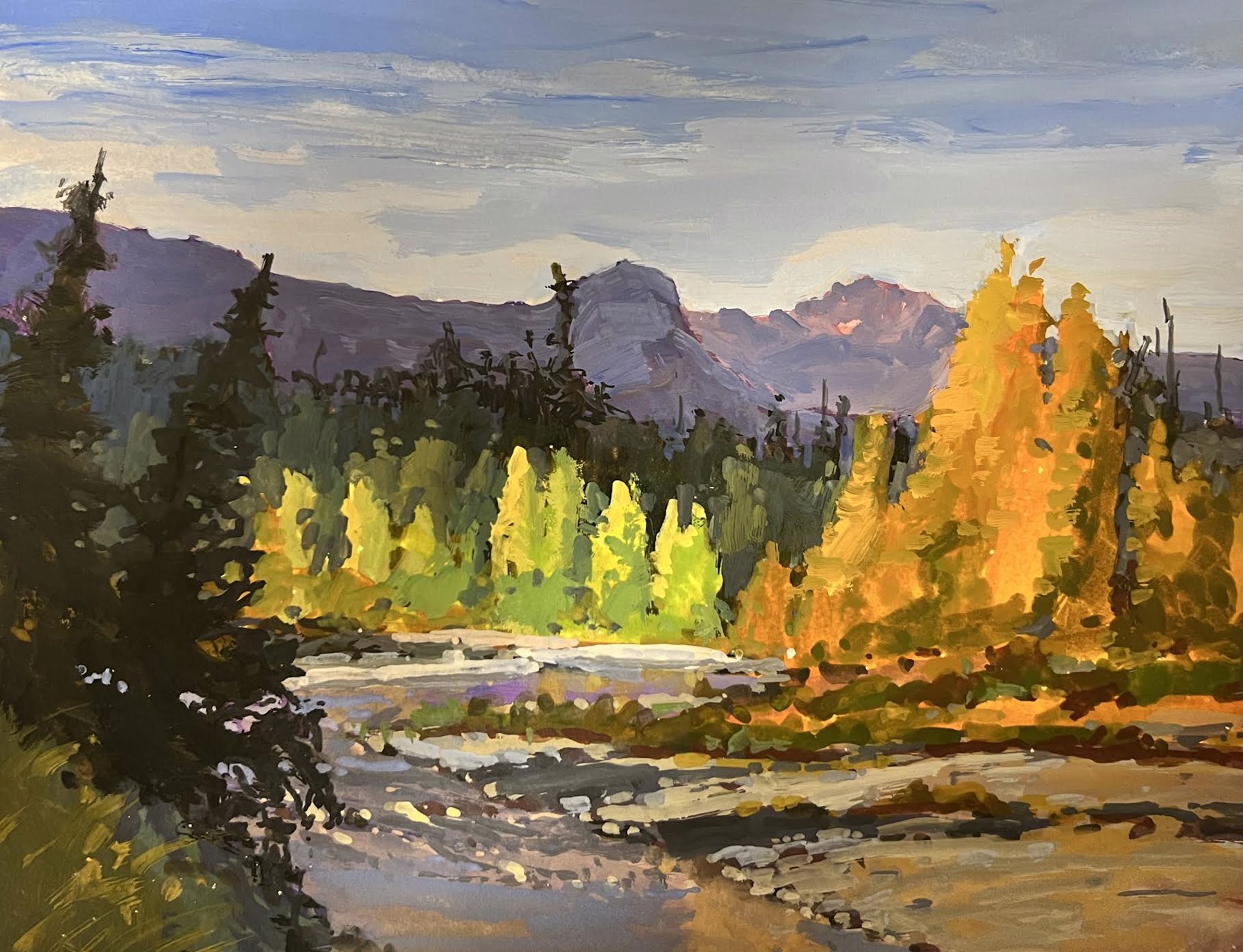 Cascade Autumn by Jane Wallis