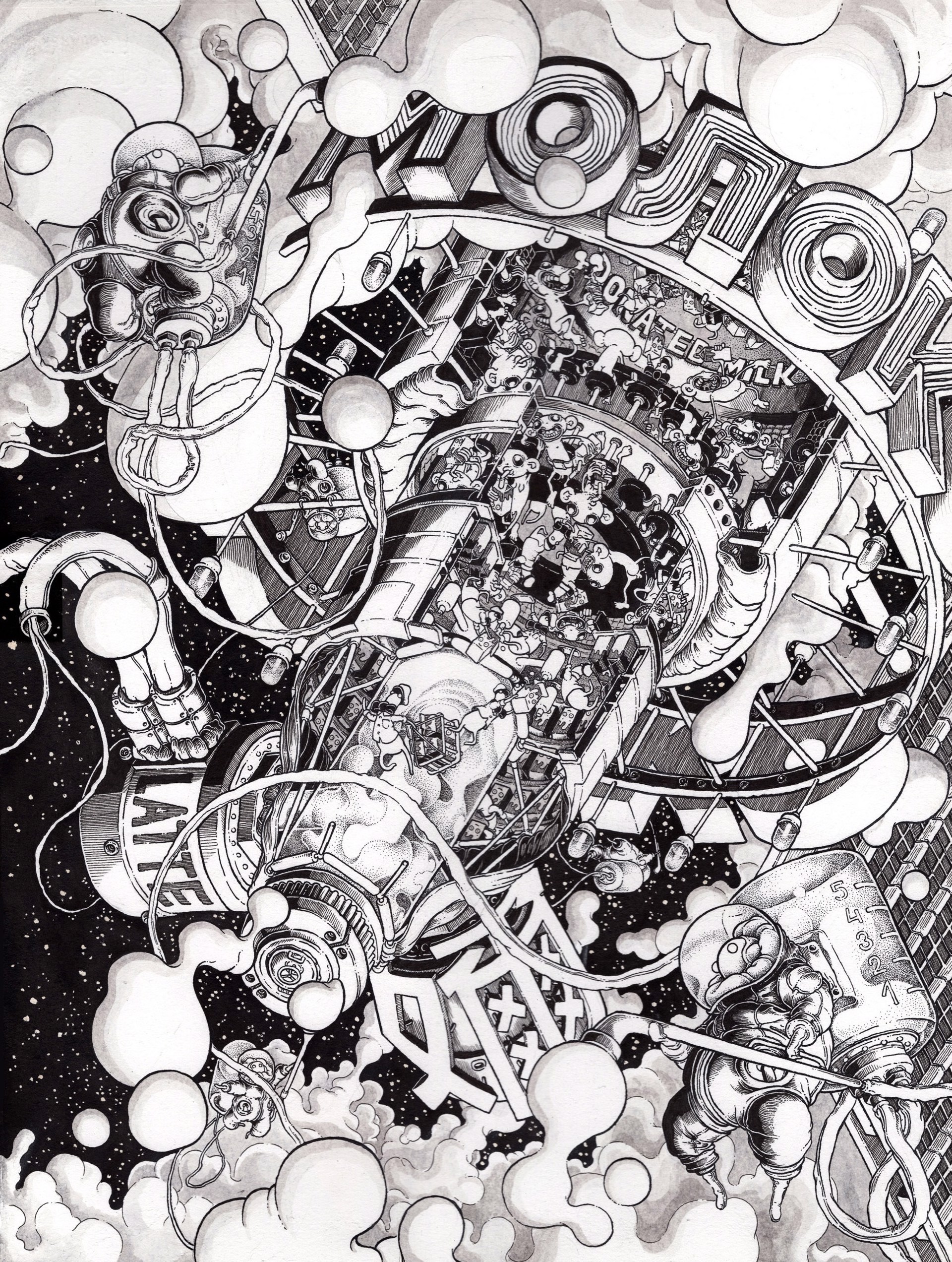 Space Series: Moloko - The Milk Bar by Carles Garcia O'Dowd