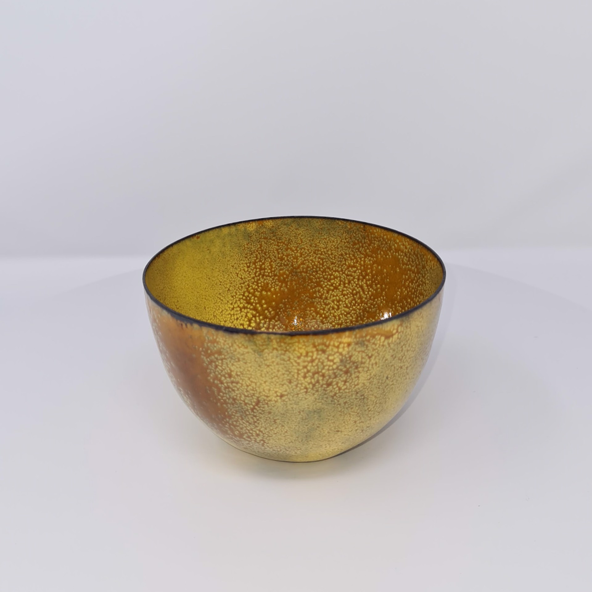 Enamel Copper Medium Bowl by Lundsten Glazzard