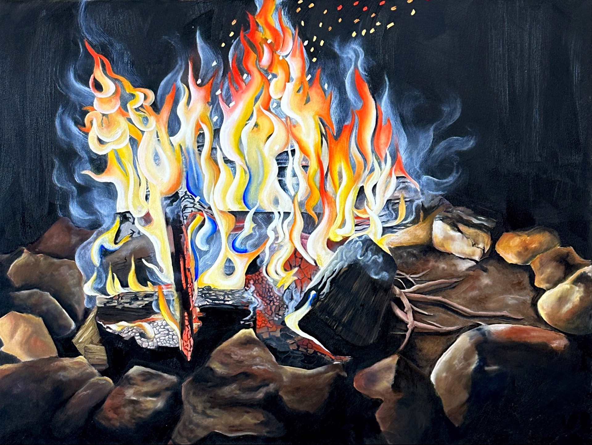 Campfire by Catherine Ruiz