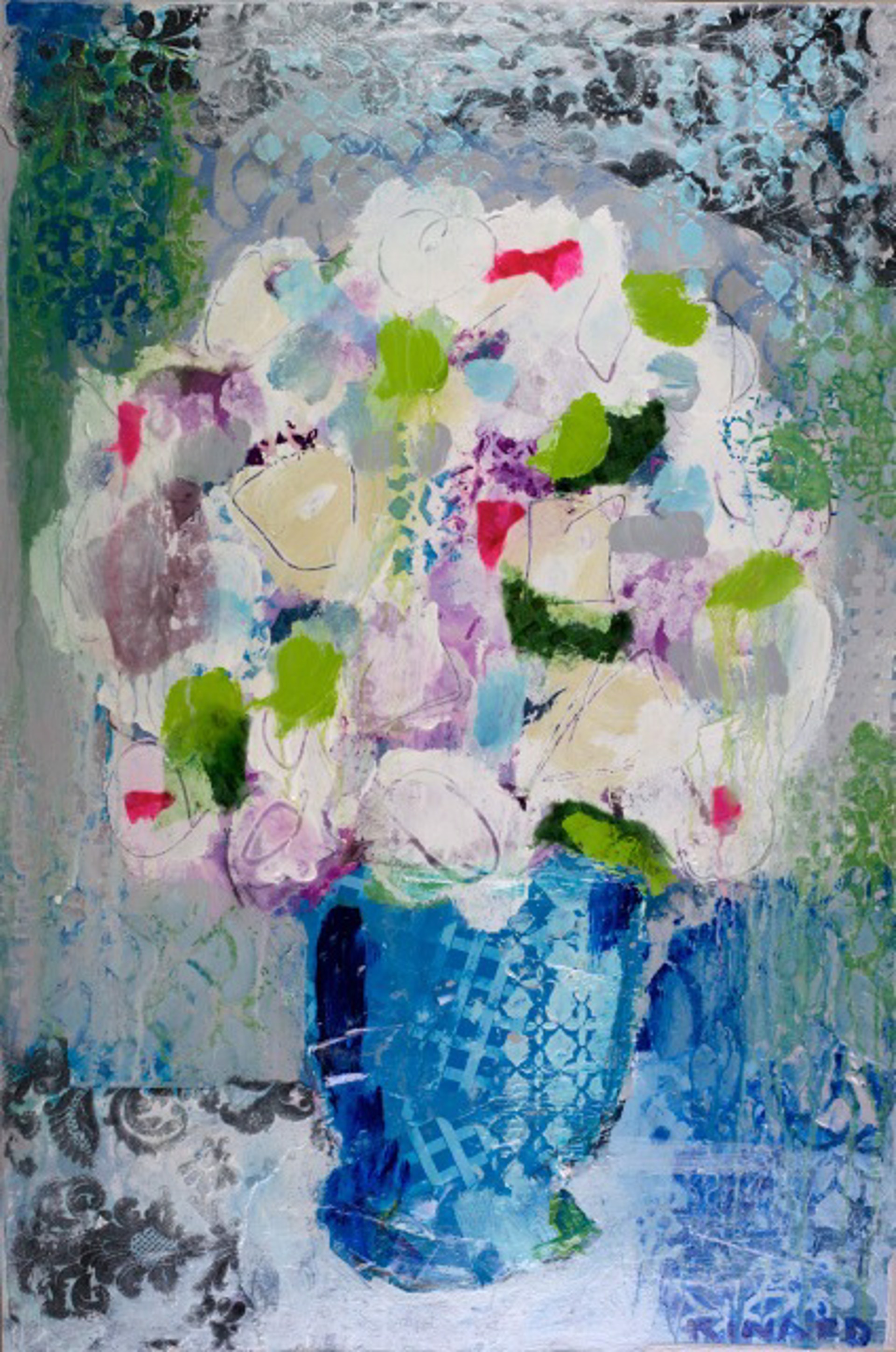 Blue Vase by Christy Kinard