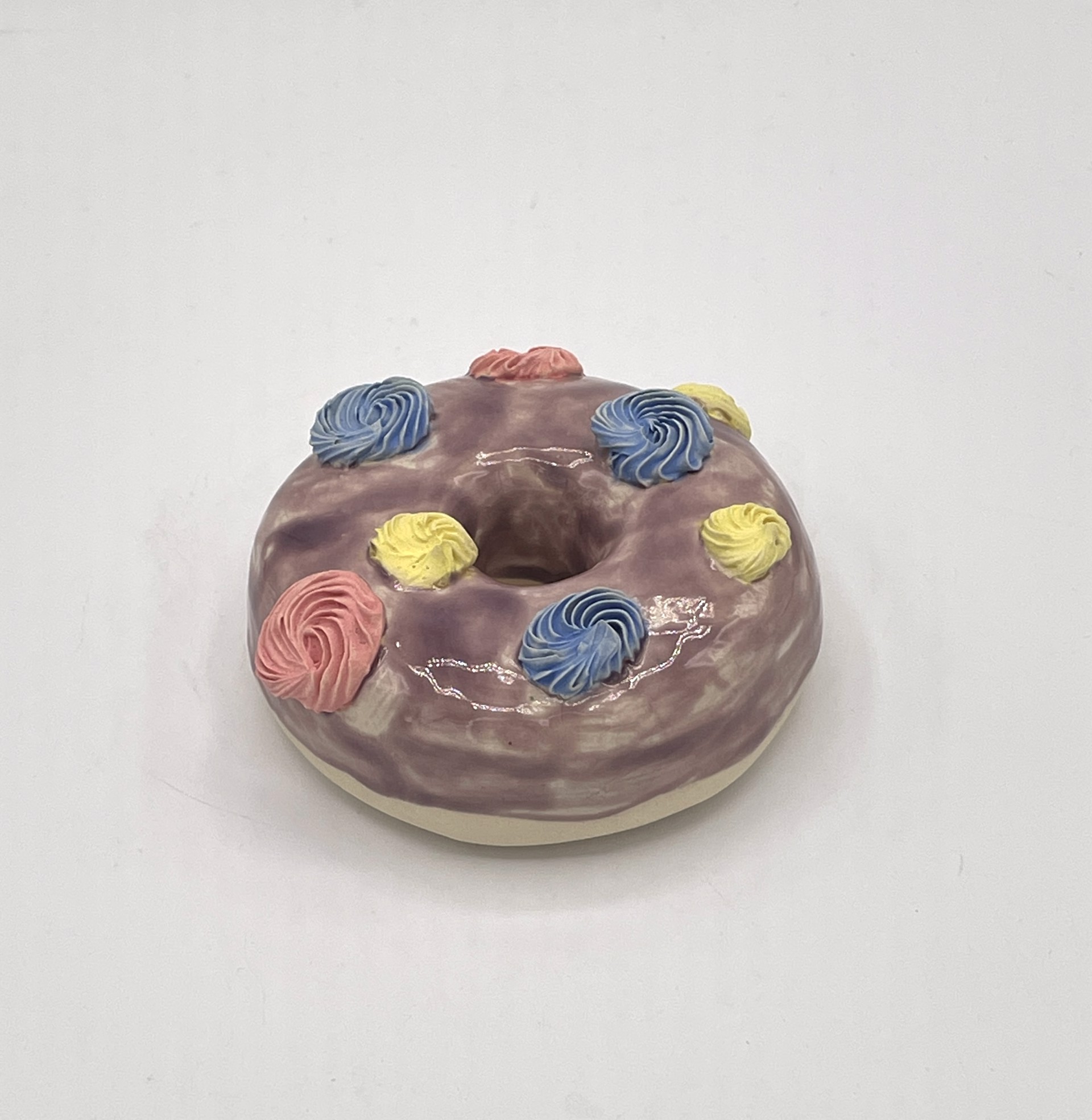 Blueberry Glaze Donut by Liv Antonecchia