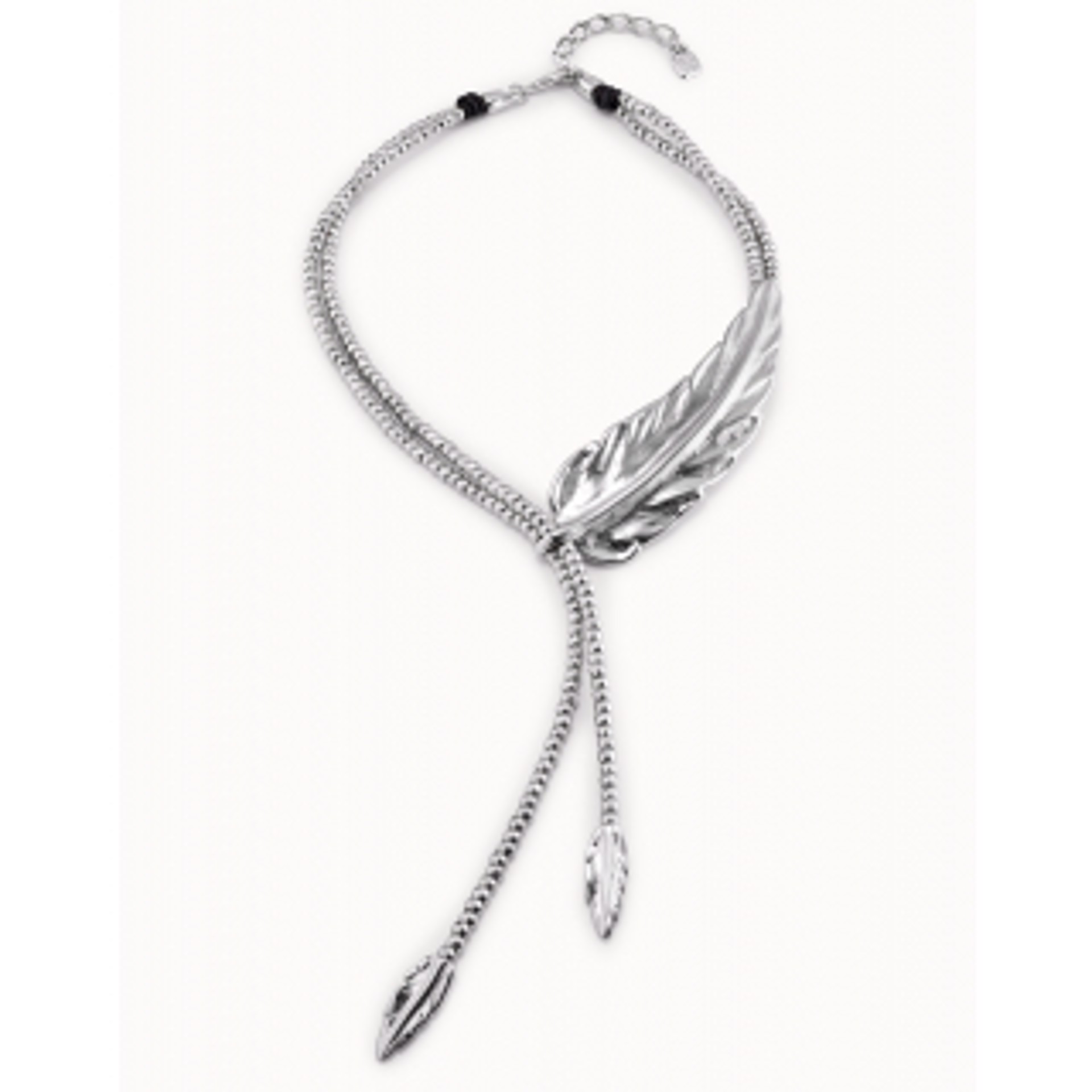 Feather Necklace by UNO DE 50