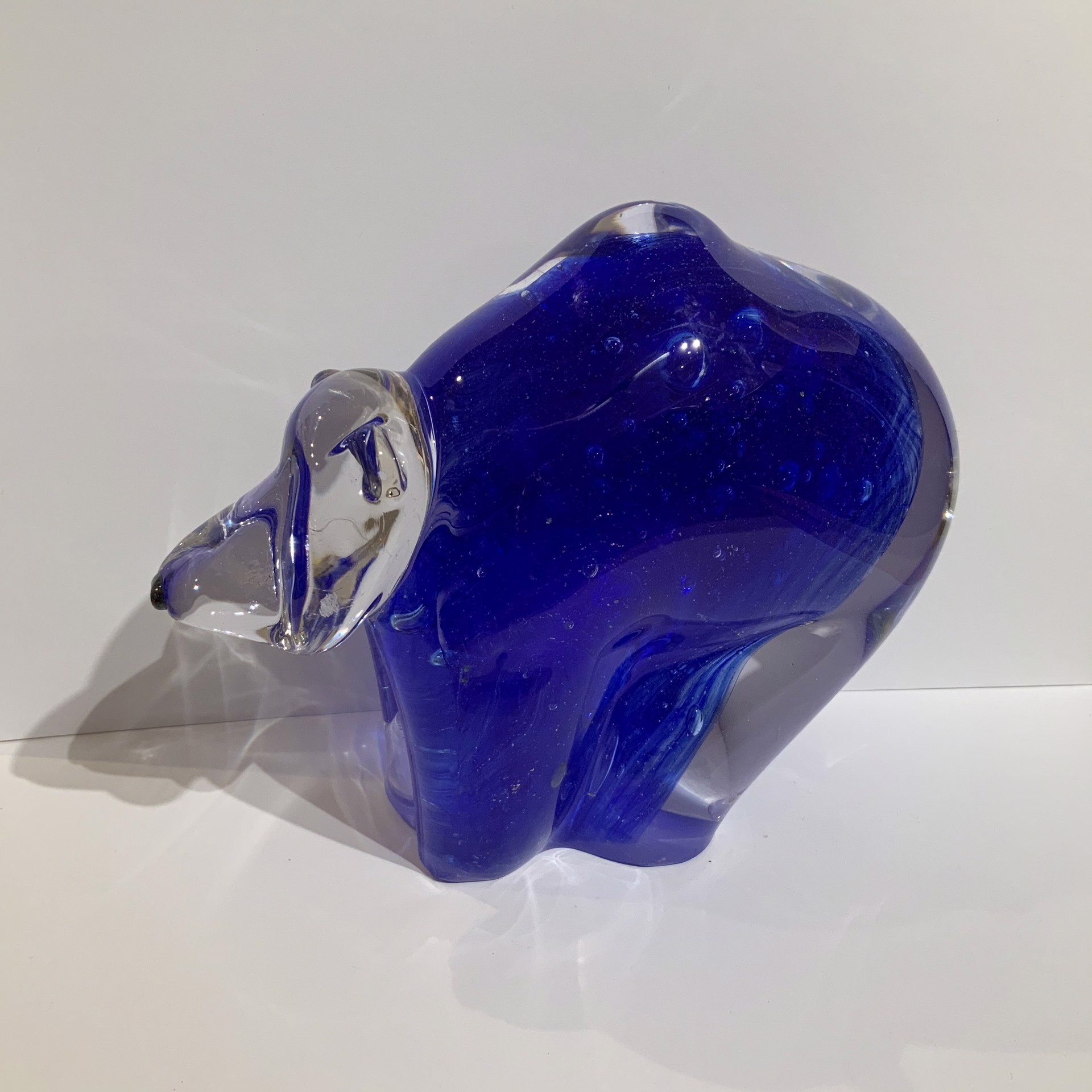 Glass Bear Blue #4 by Hayden MacRae