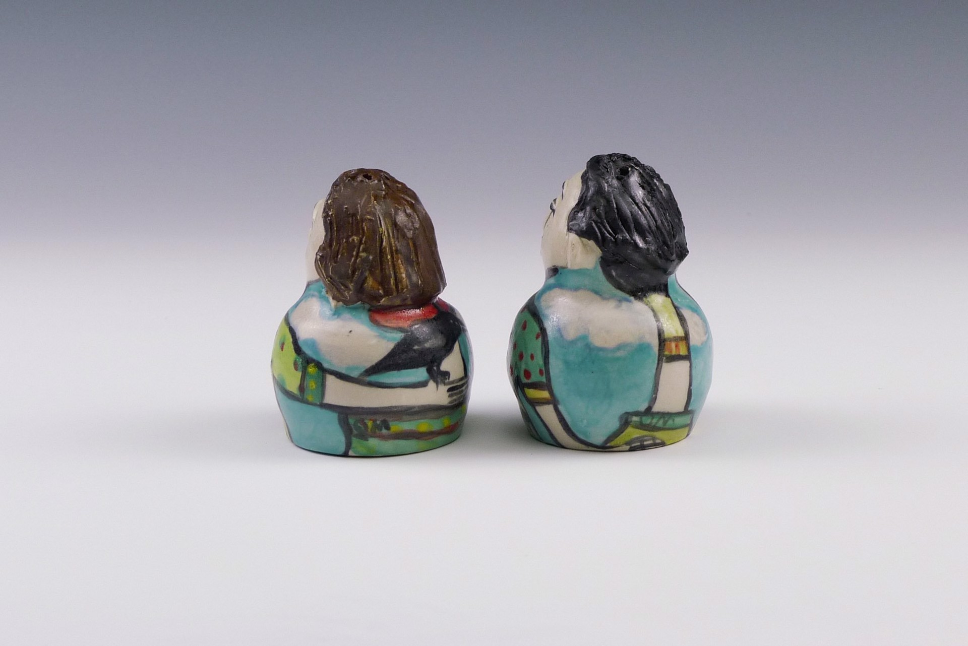 Salt and Pepper Couple by Wendy Olson