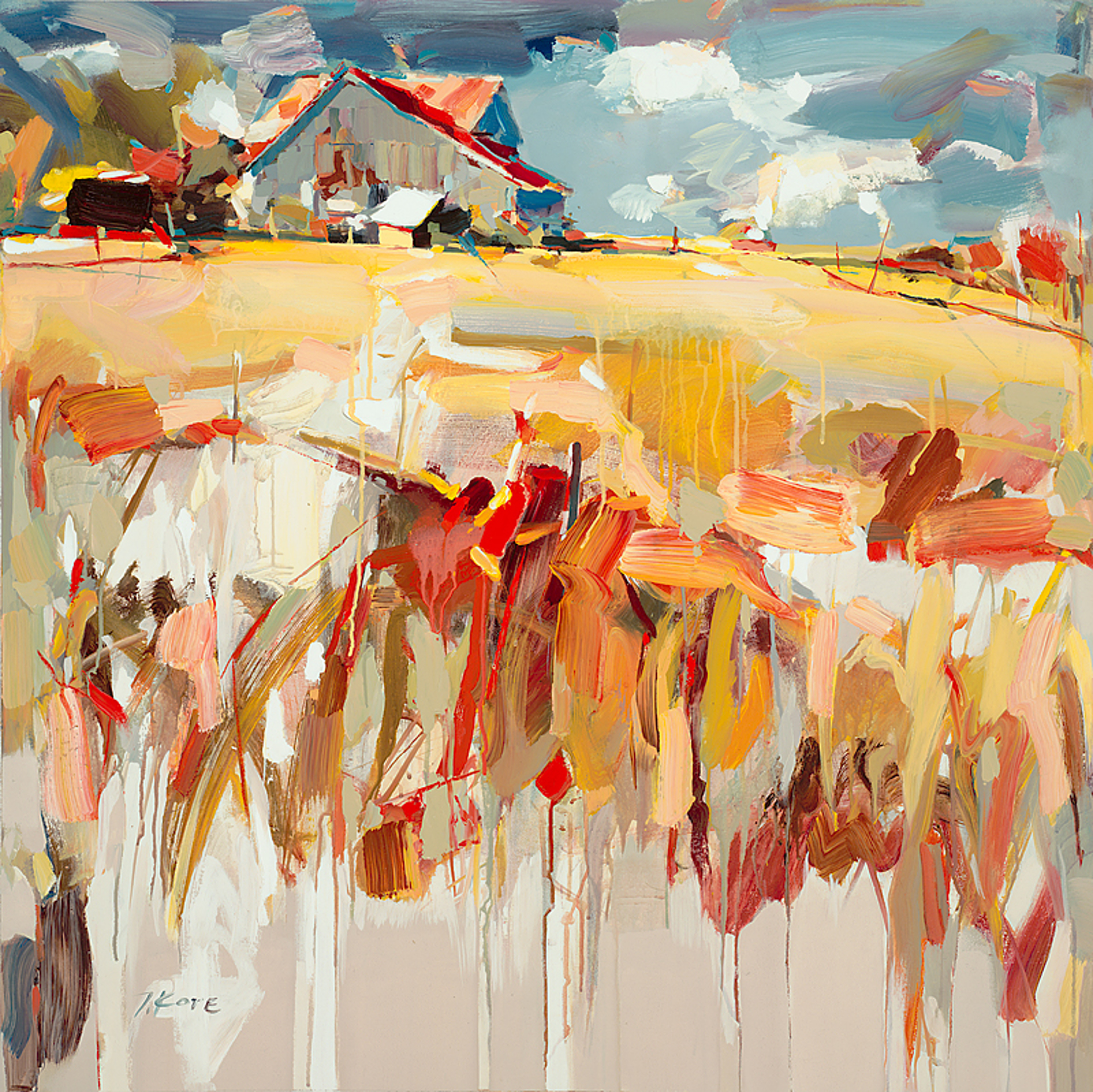 The Old Barn by Josef Kote