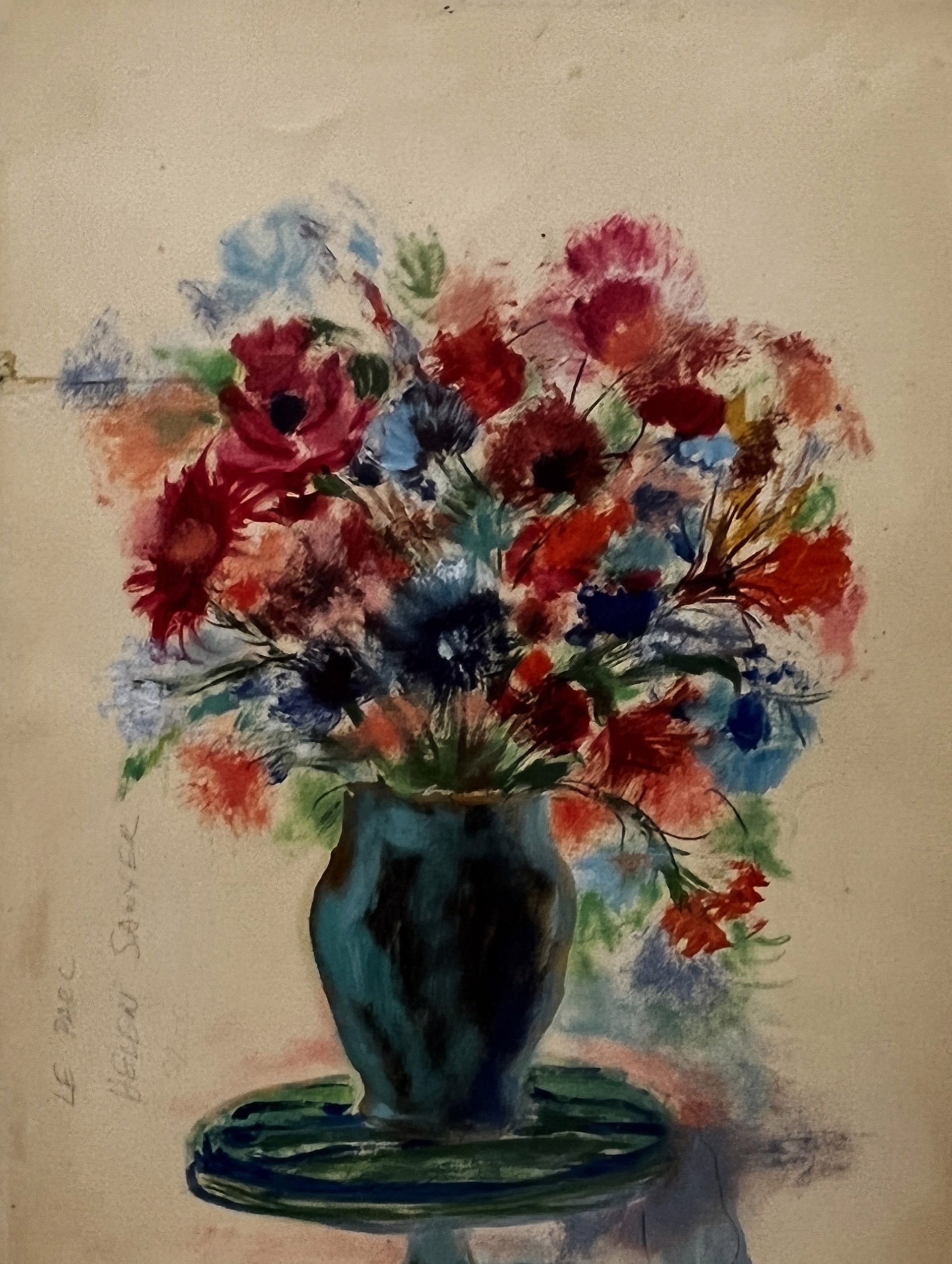 Floral Still Life (Le Parc) by Helen Sawyer