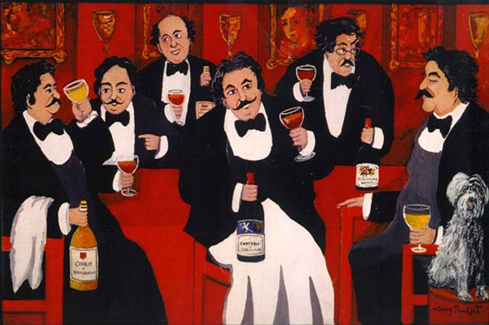 A Gathering Of Connoisseurs by Guy Buffet