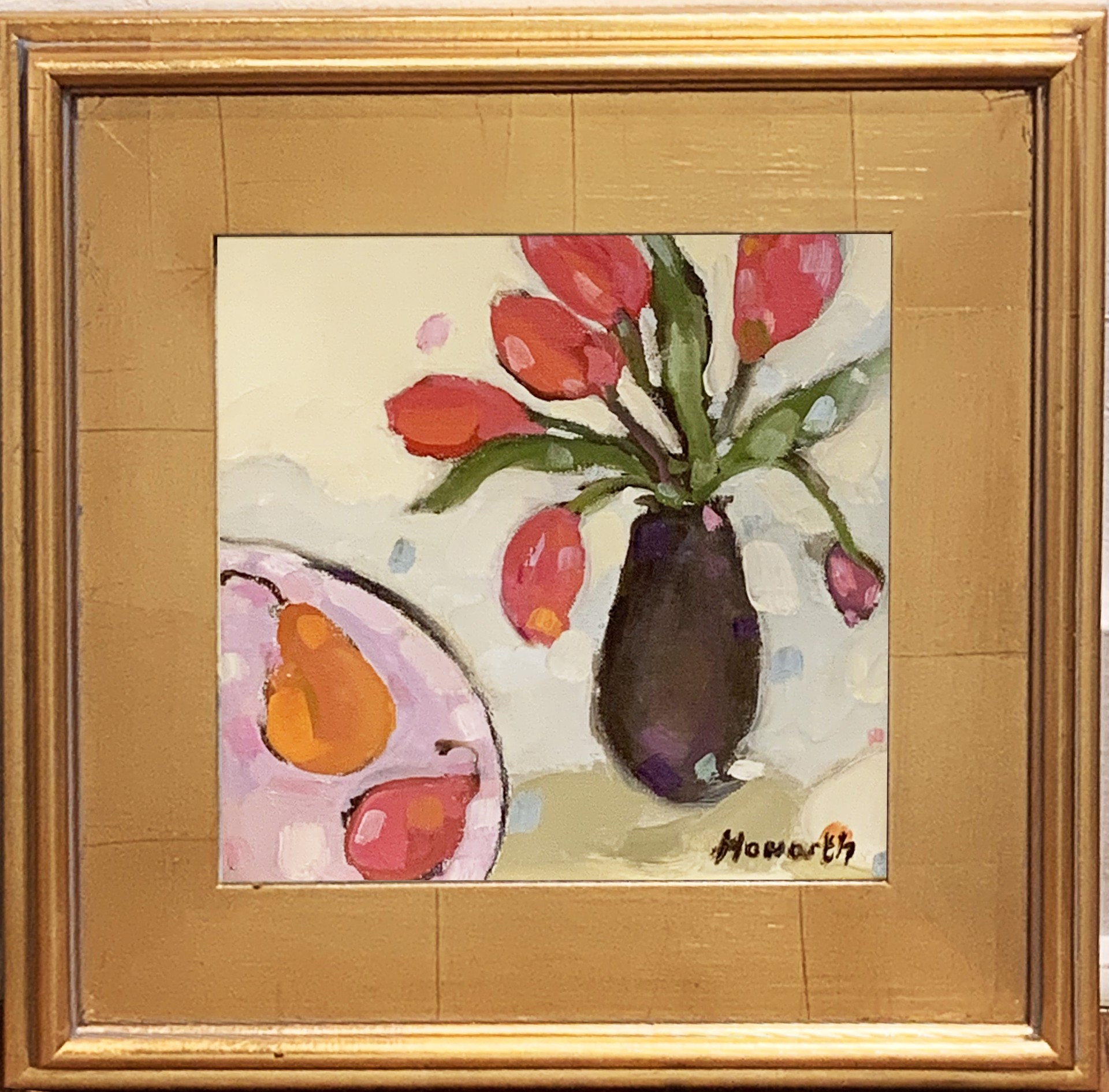 Tulips, Orange Pear by Katrina Howarth