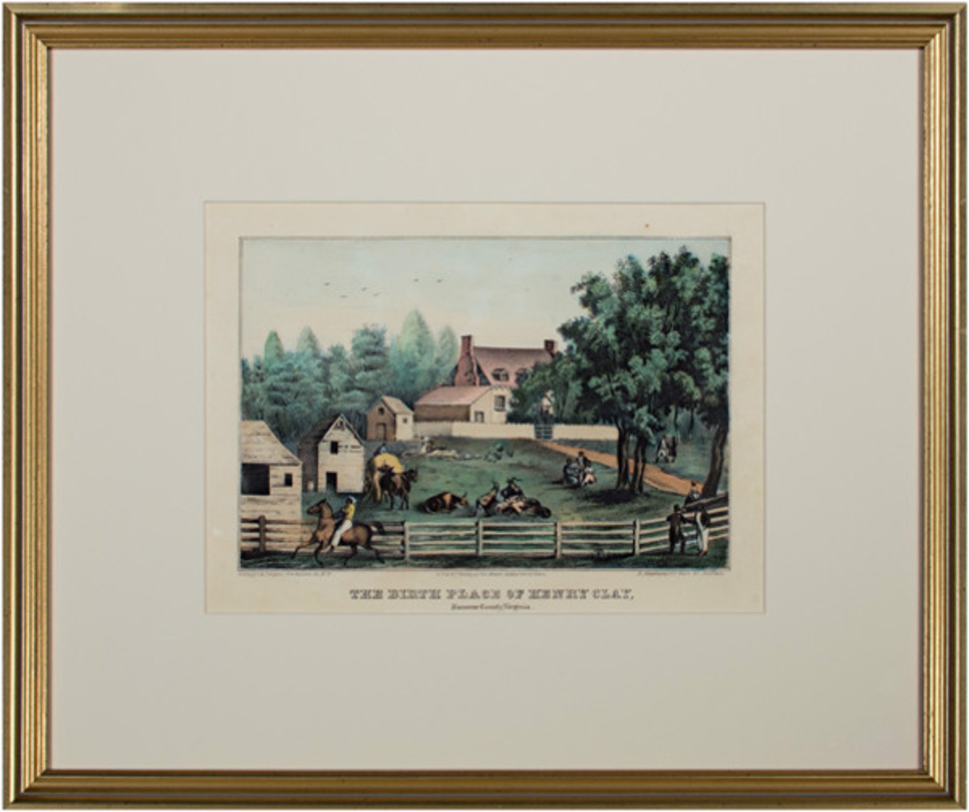 Birthplace of Henry Clay Hanover County, Virginia by Kelloggs & Thayer