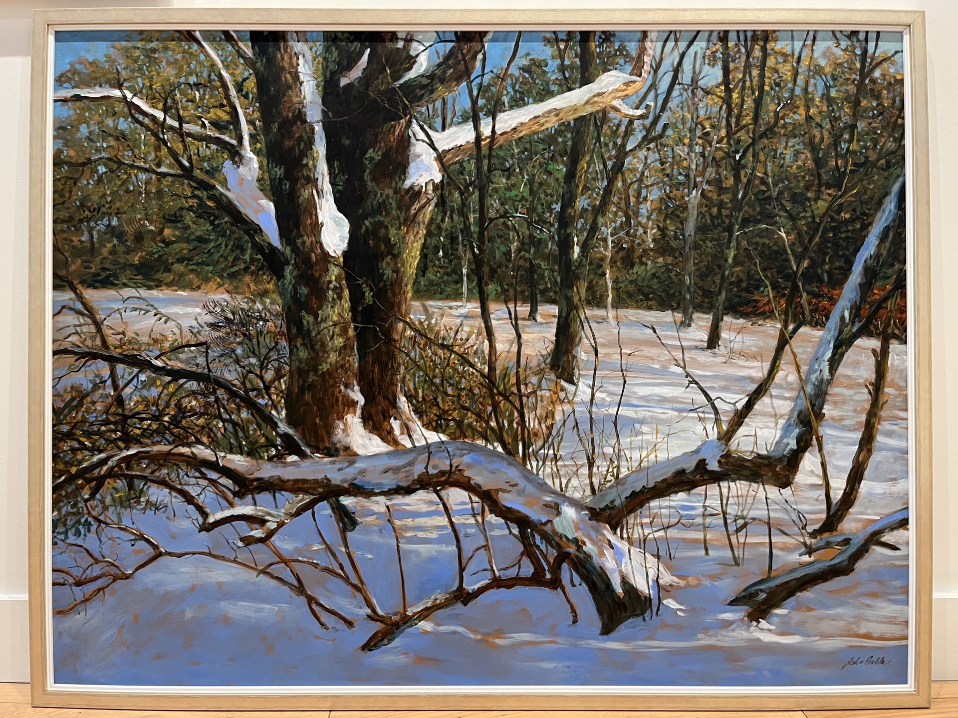 Early Snowfall, the Back Woods by John "Jack" Gable