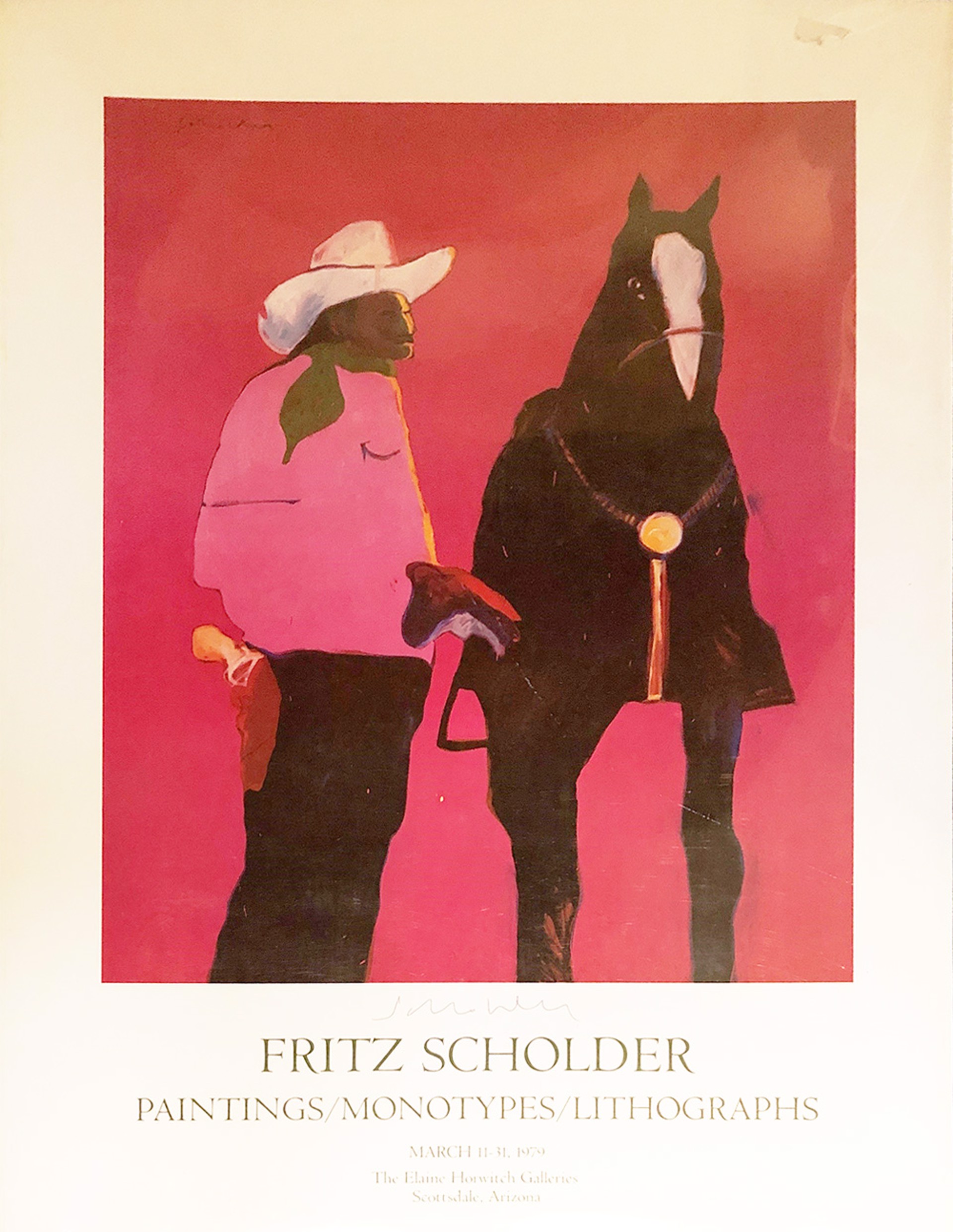 Elaine Horwitch Galleries (Cowboy and Horse) by Fritz Scholder