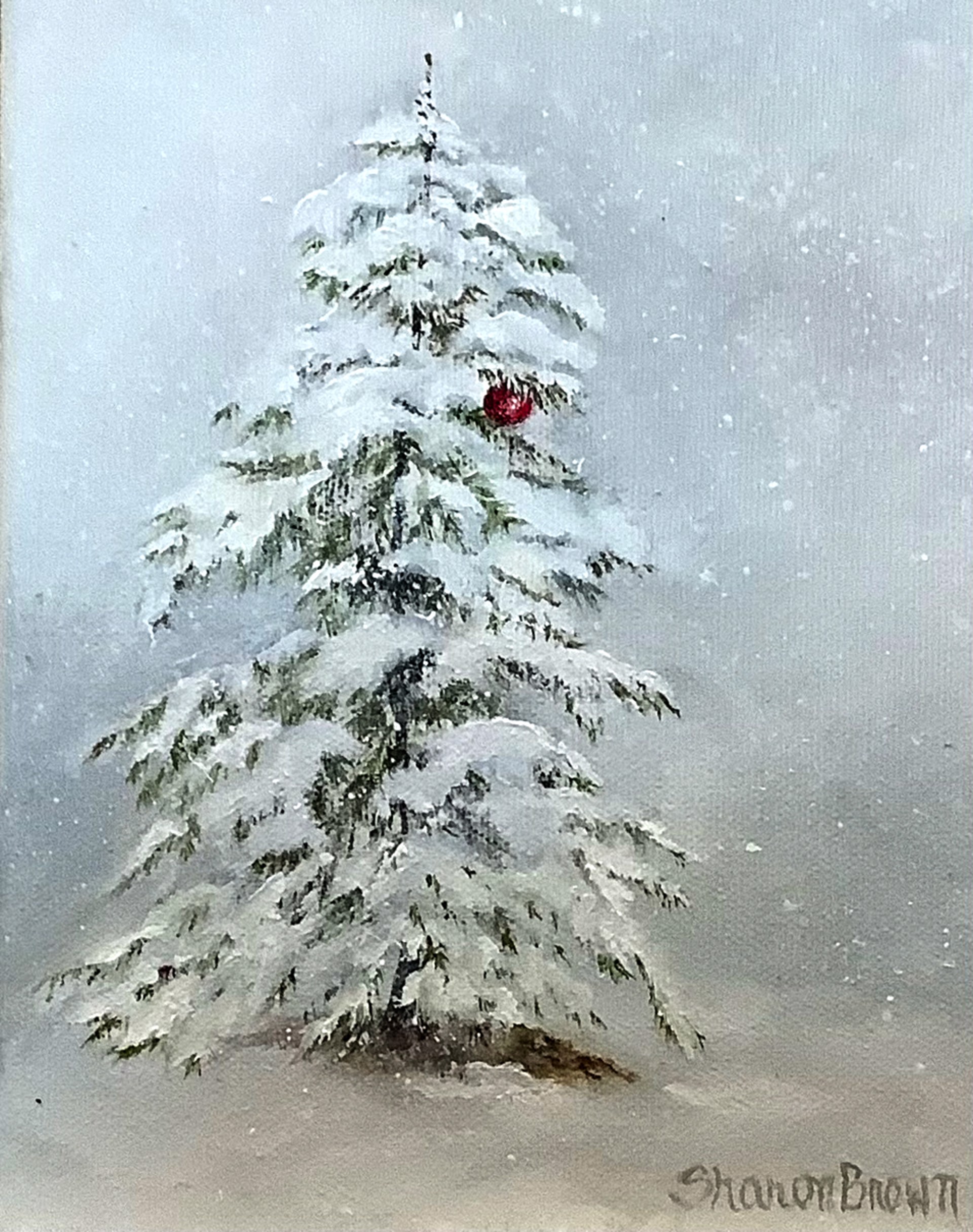 Overnight Snowfall by Sharon Brown