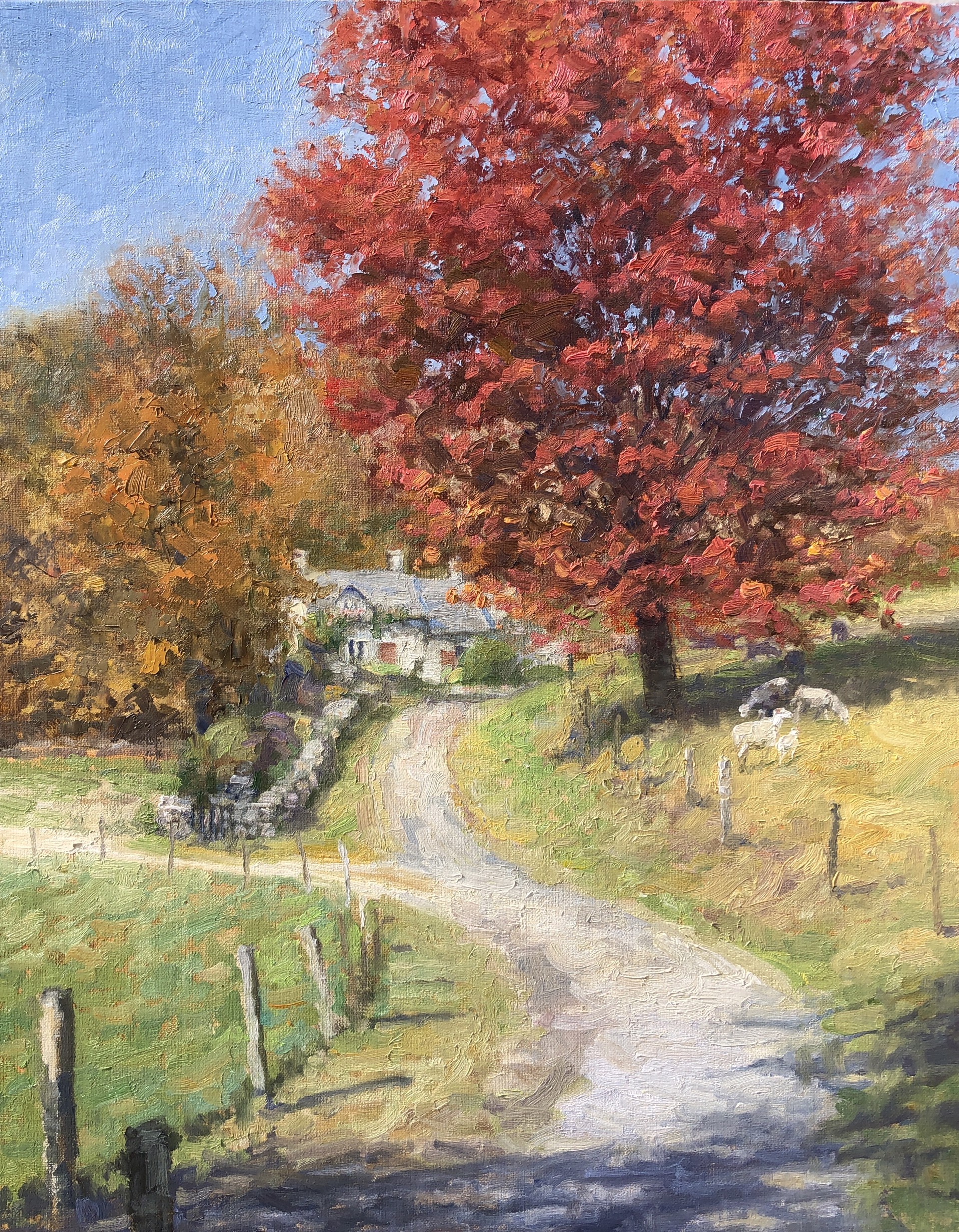 Kirkpatrick Lane in Fall by Mitch Kolbe
