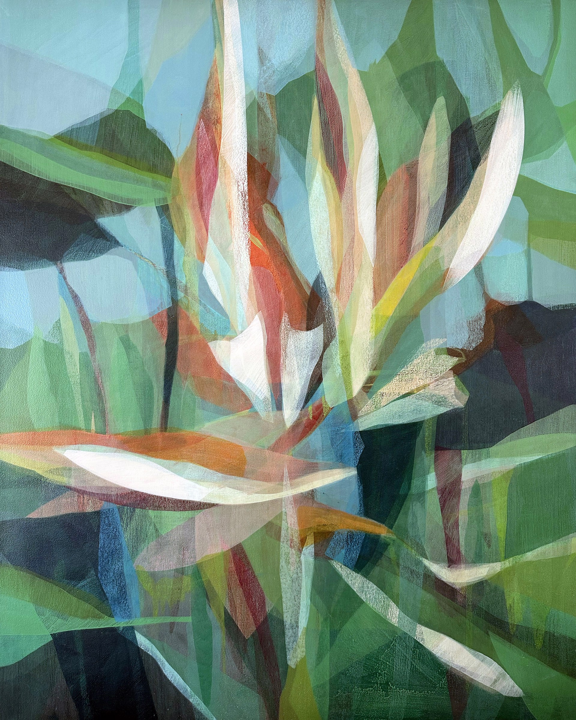 (uhuru) heliconia no. 1 by Katherine Sandoz