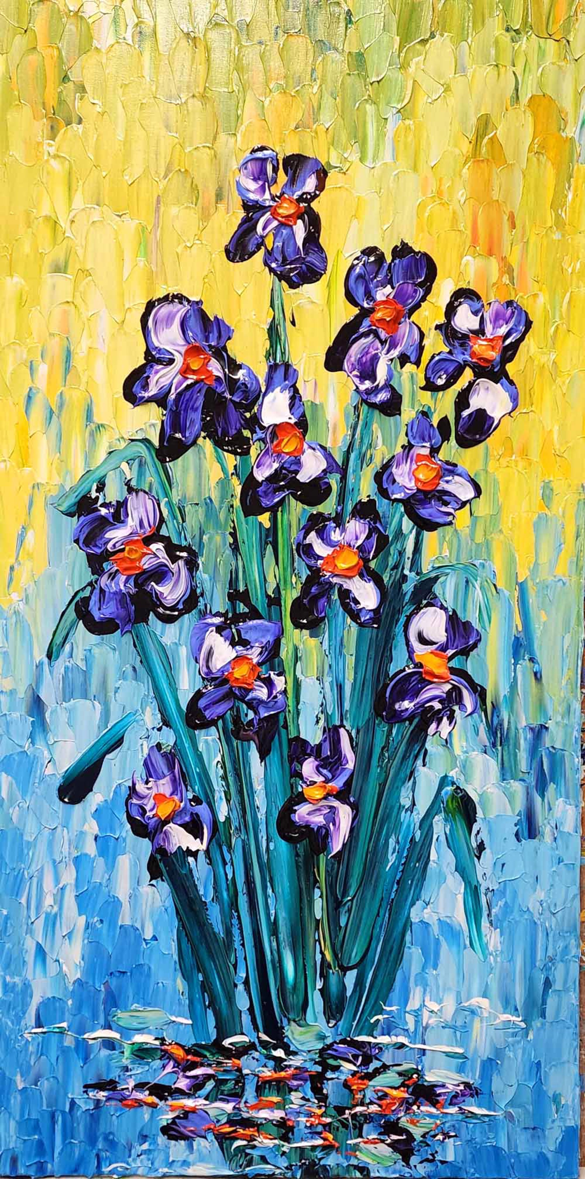 Spring Irises of Abundance by Isabelle Dupuy