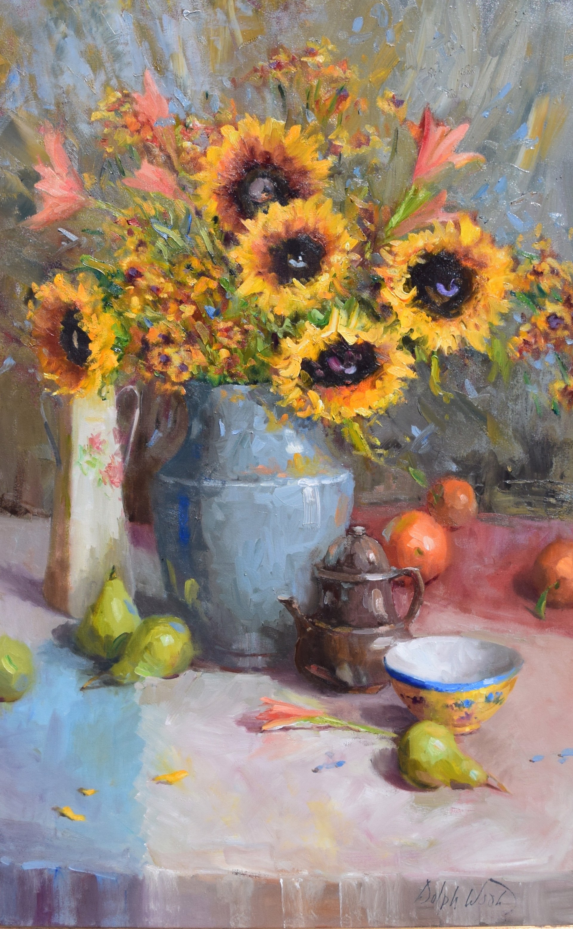 Sunflower Parade by Mary Dolph Wood