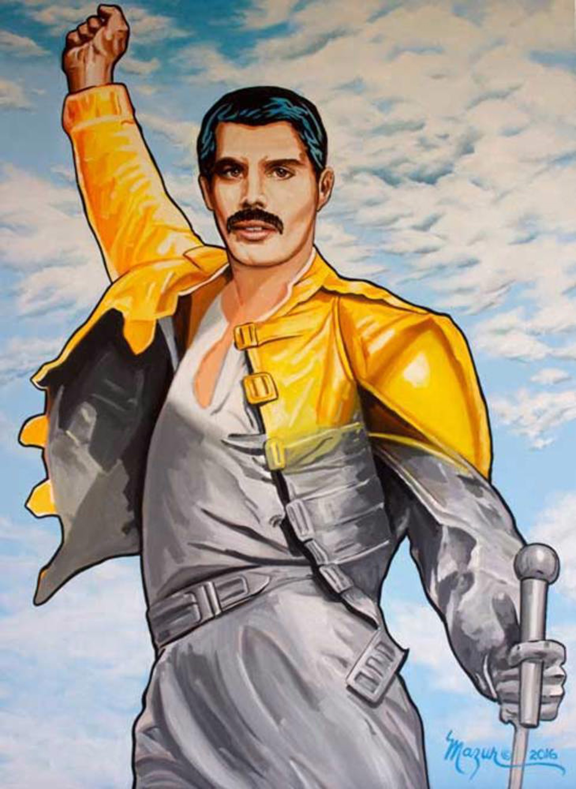 Freddie Mercury "A Monumental Queen" by Ruby Mazur