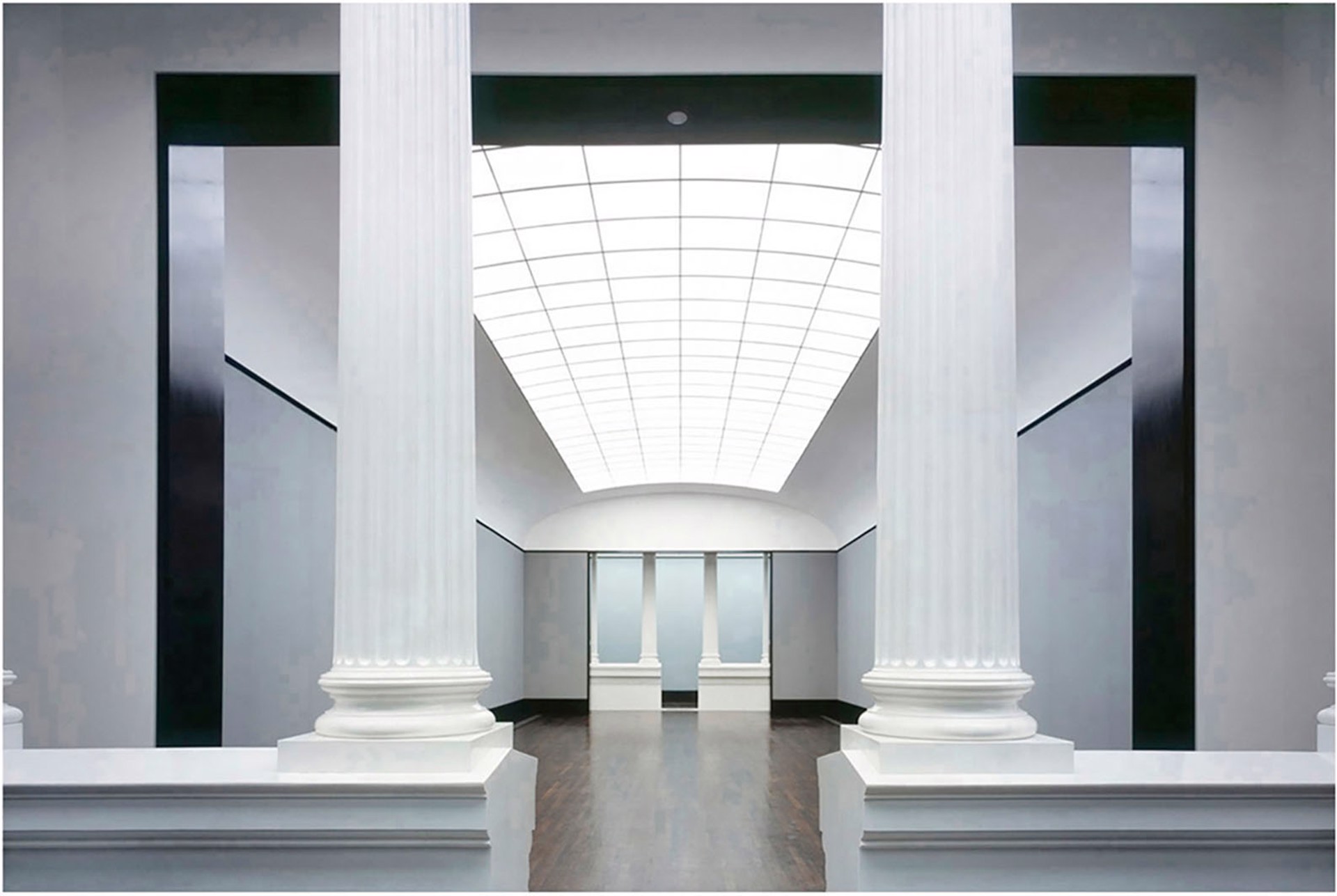 Hall with Columns, Old National Gallery. Berlin, Germany. by Reinhard Gorner