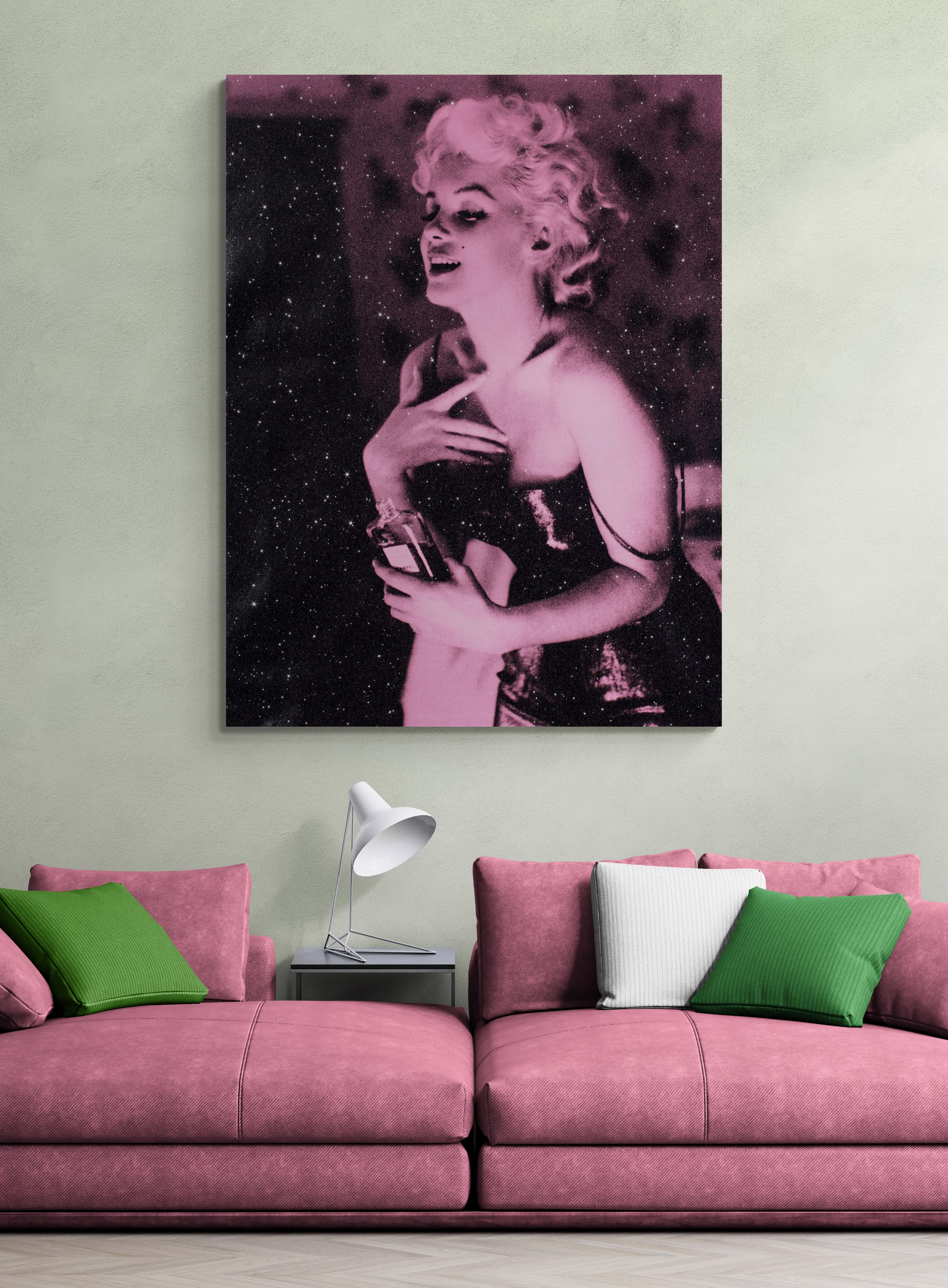 Marilyn Chanel Rose Pink by Russell Young