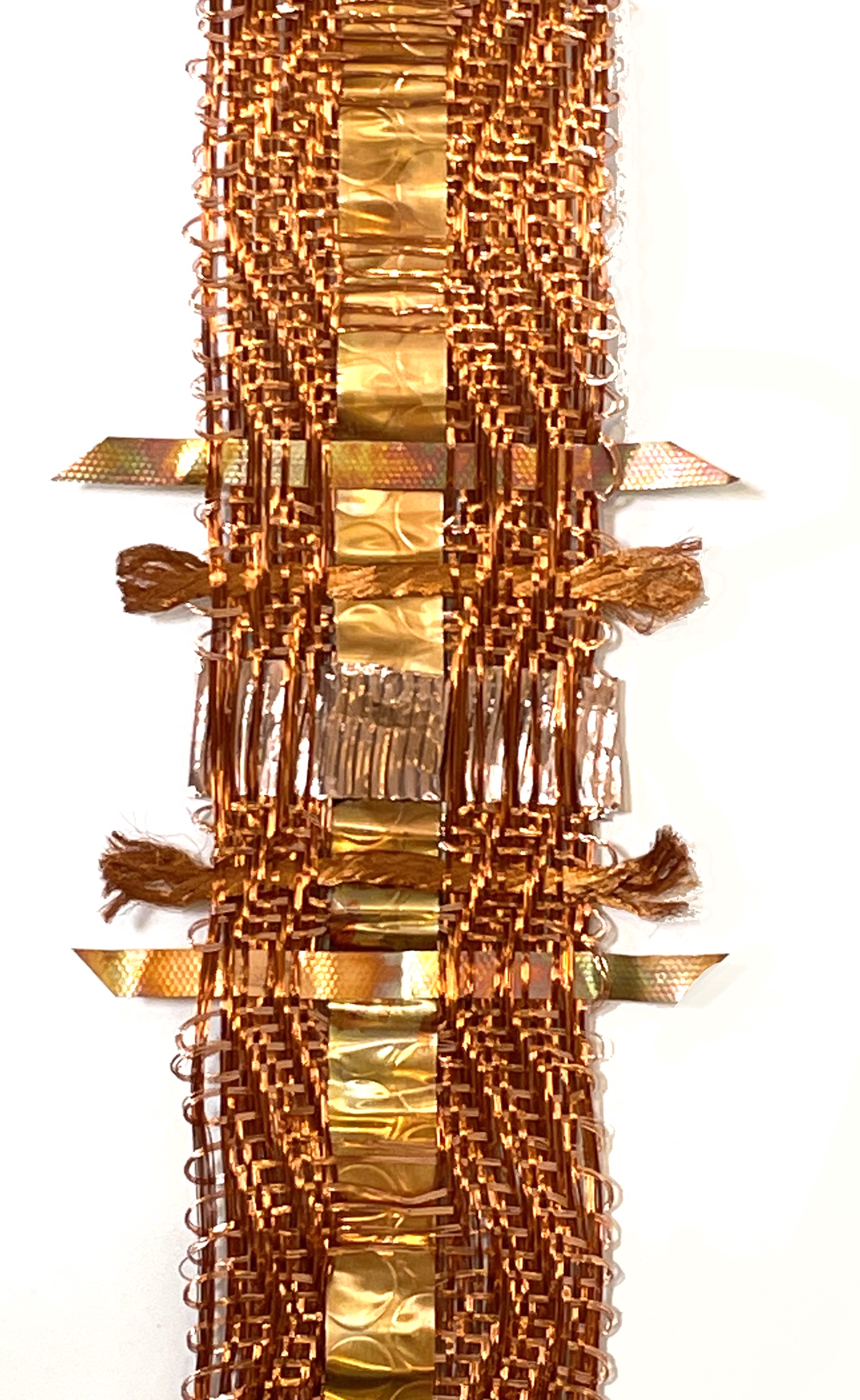 Shangri-La Wavey Copper Weaving  by Susan McGehee
