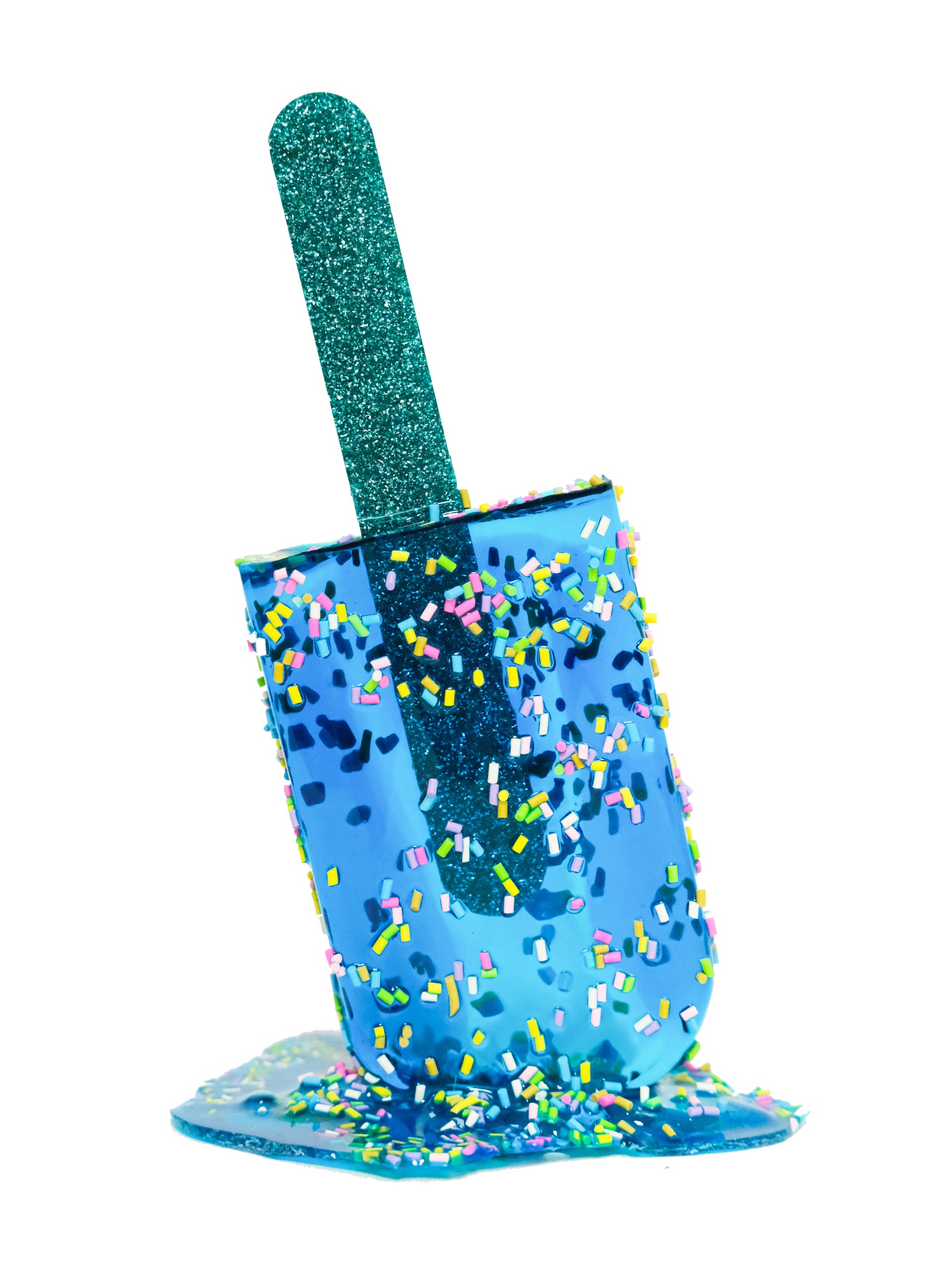 Aqua Sprinkle Pop by Betsy Enzensberger
