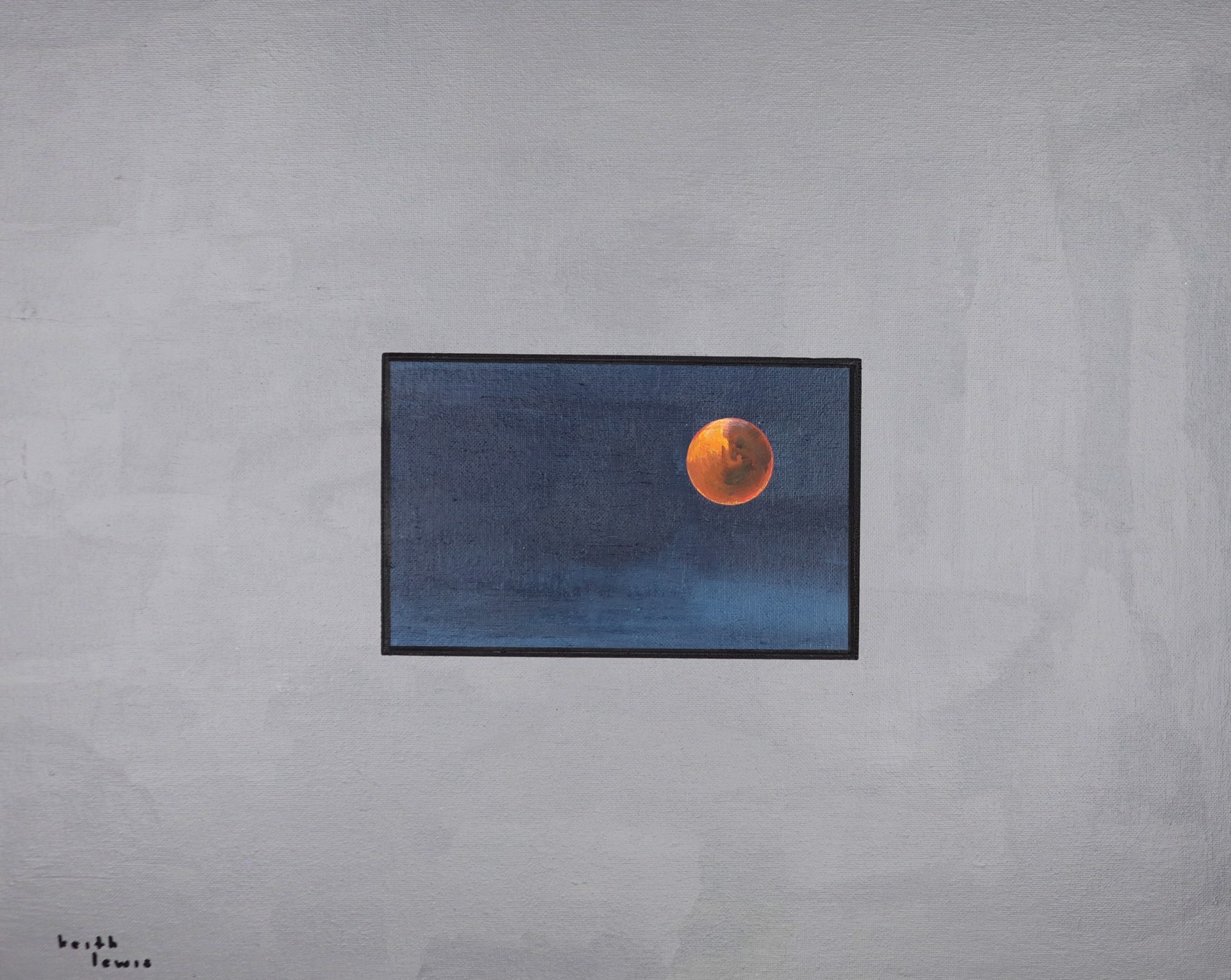 Mars (FRAMED) by Keith Lewis