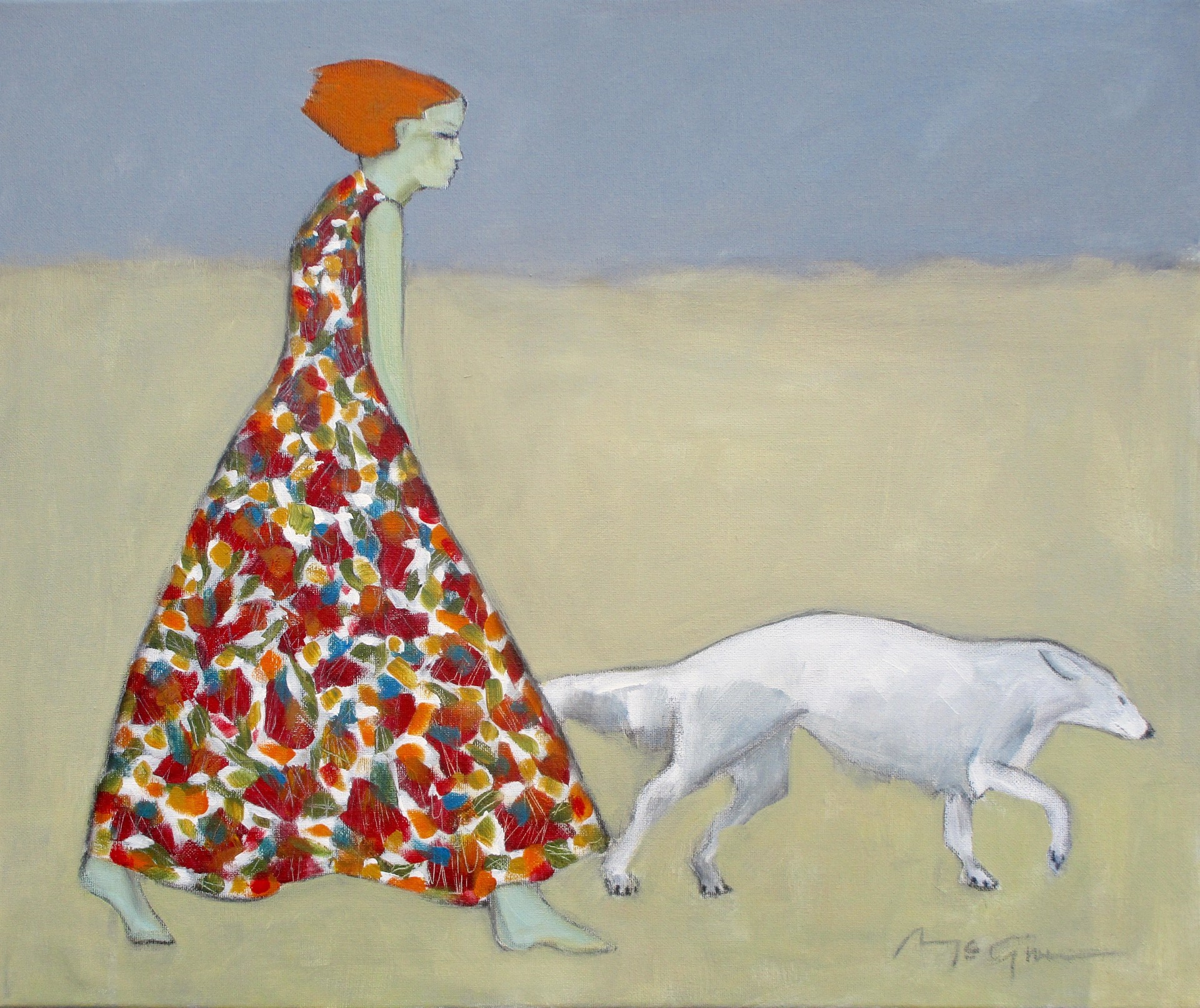 Dog Walkies by Peggy McGivern