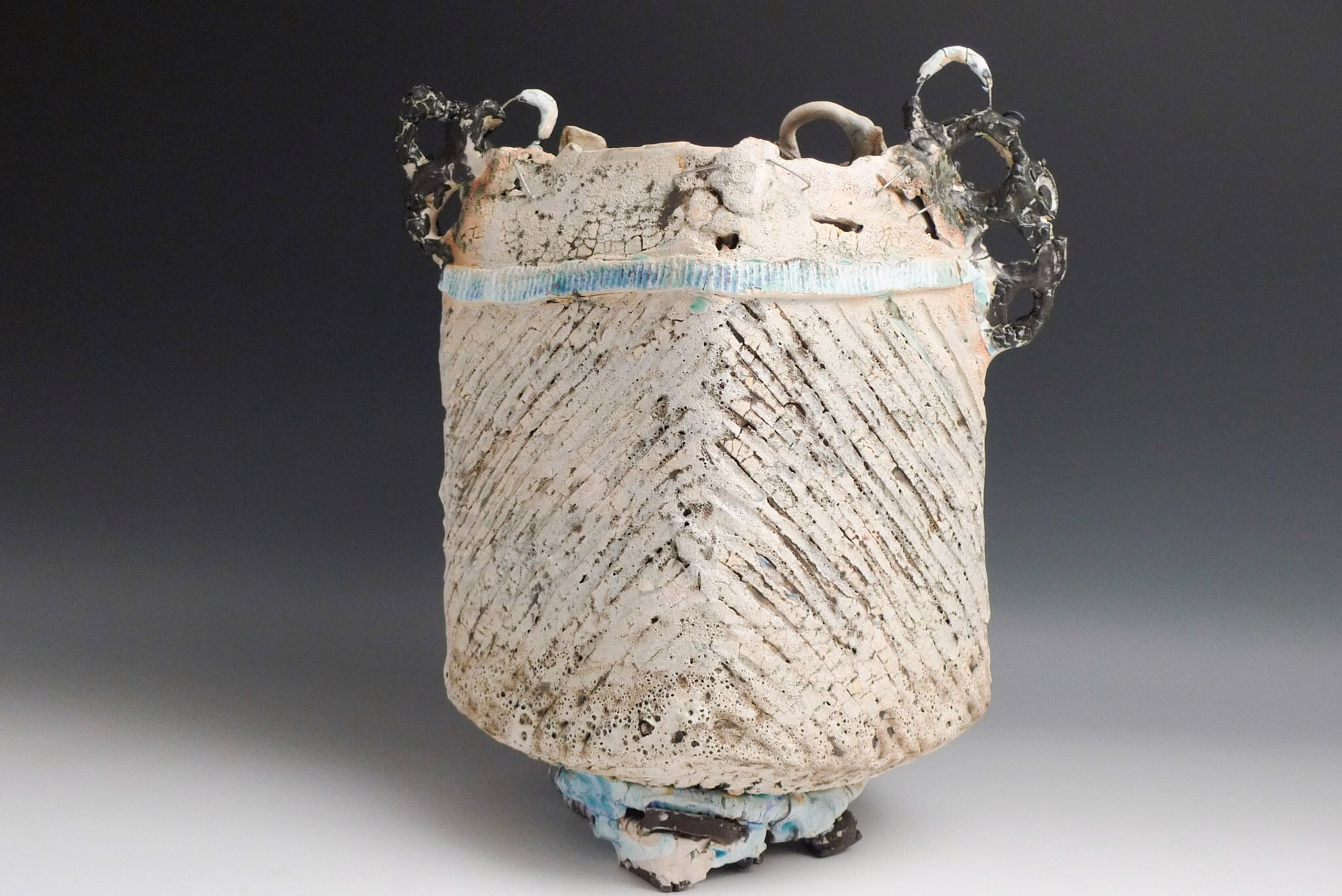 Box Vessel with Kiln Coil by Ani Kasten