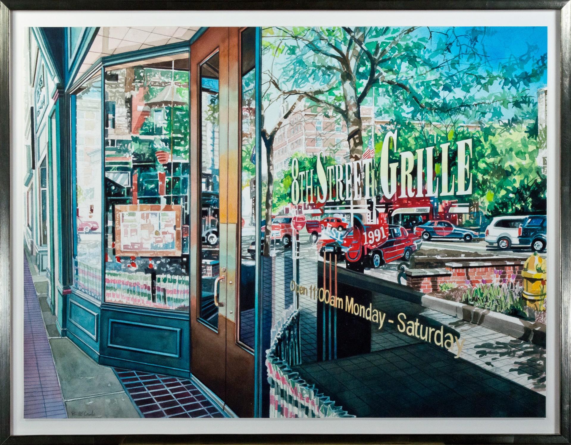 Reflection 8th Street Grille by Bruce McCombs