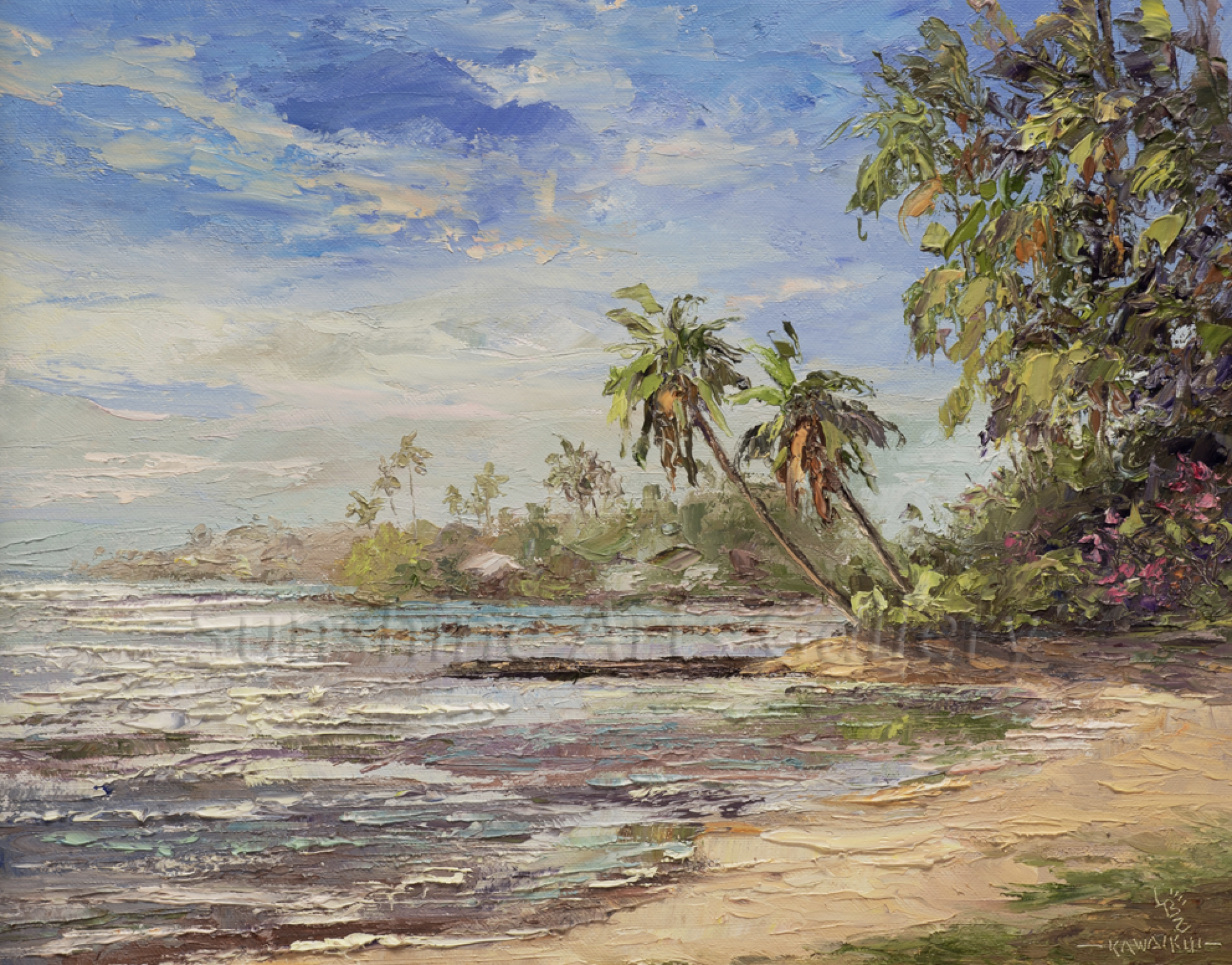Kawaikui Afternoon Plein Air by Lisabongzee