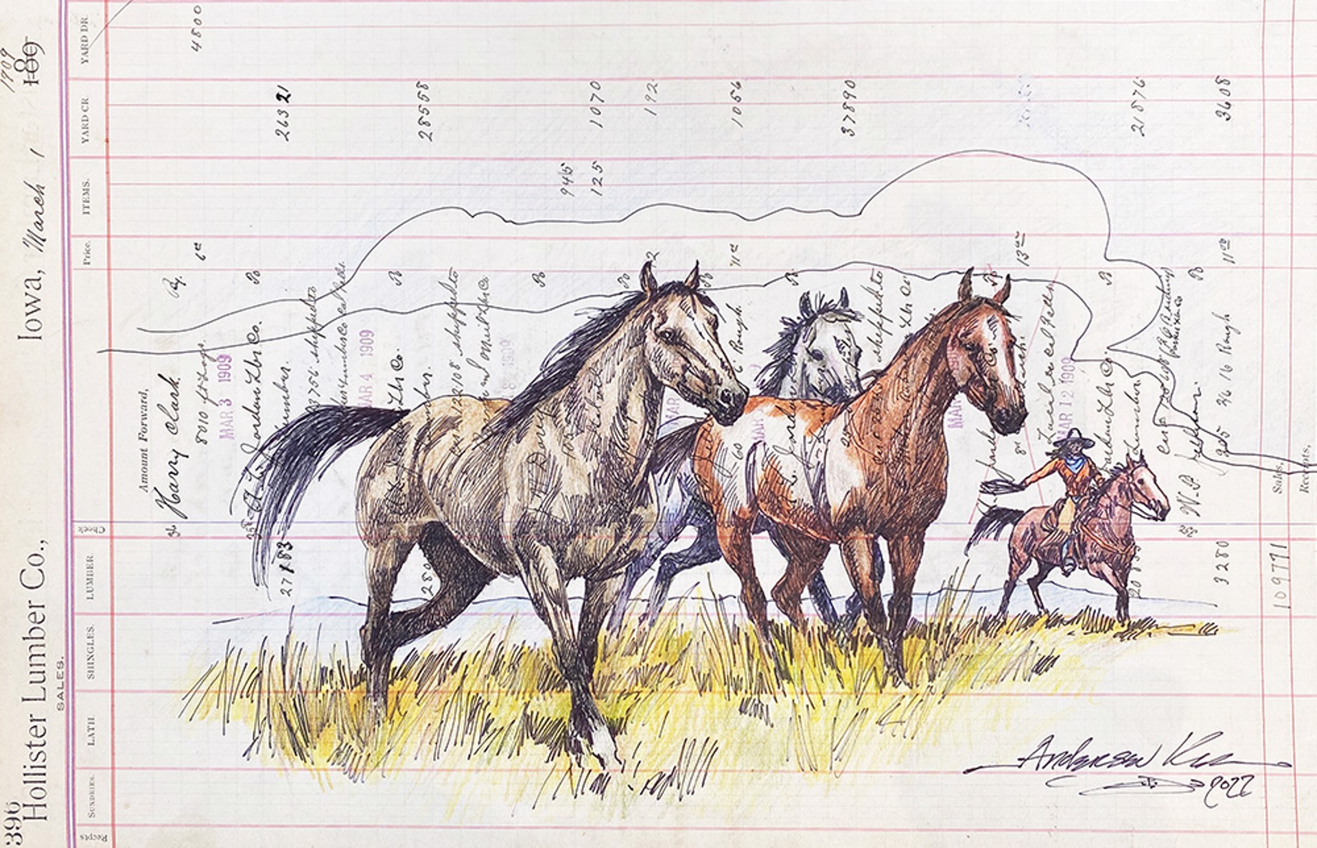 Wild Horses by Andersen Kee