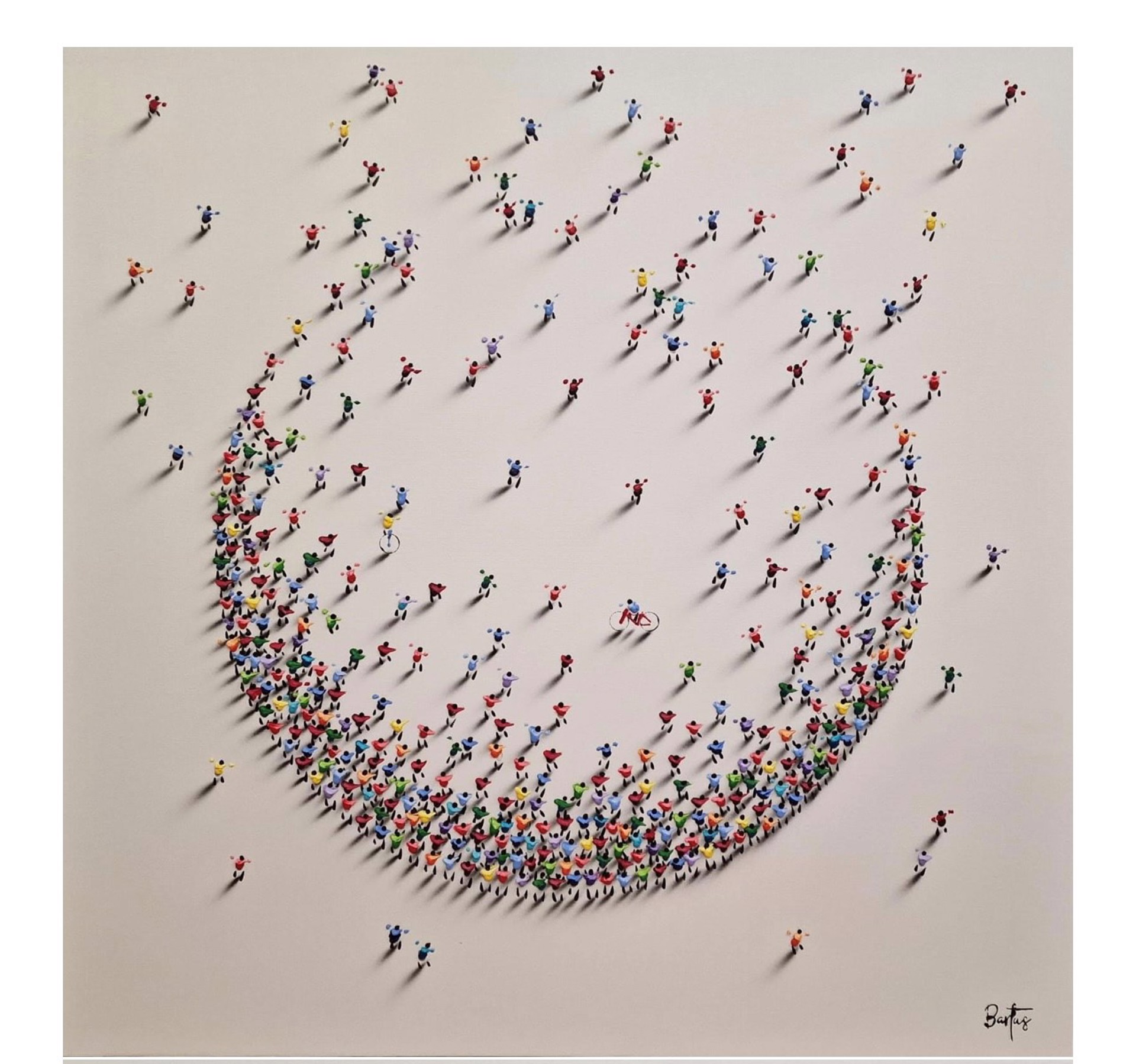 CIRCLE with a few bikes Commission by Francisco Bartus