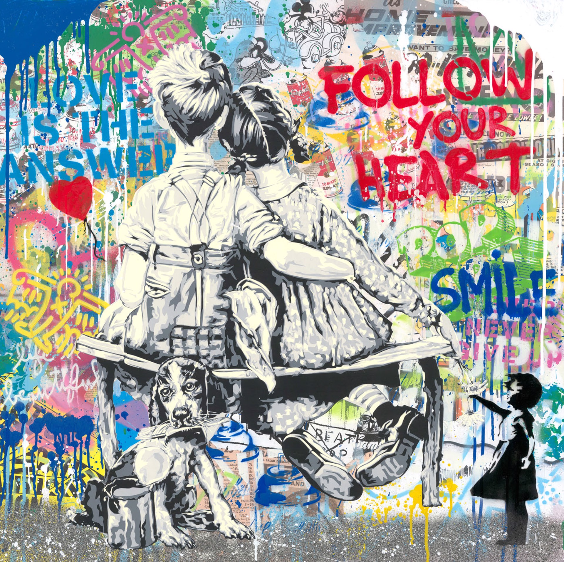 Works Well Together by Mr Brainwash